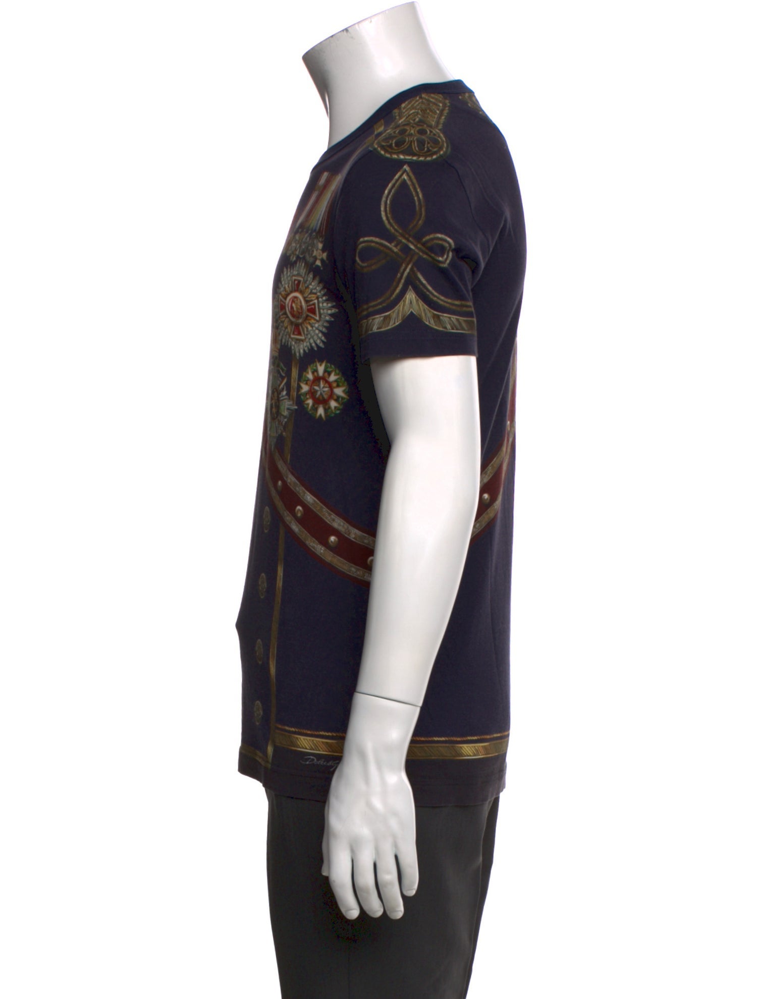 Dolce & Gabbana Graphic Print Crew Neck T-Shirt