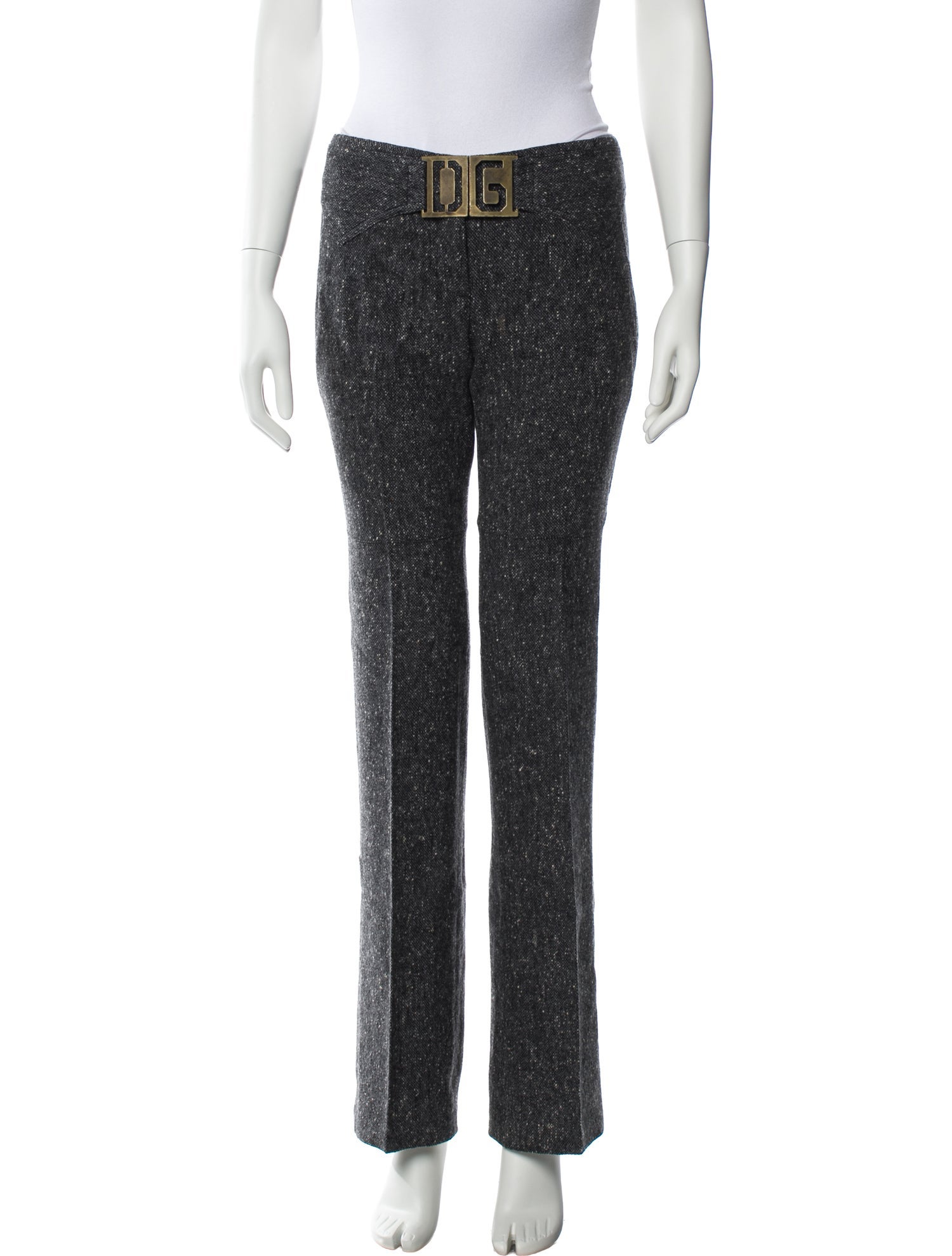 Dolce & Gabbana Lambswool Wide Leg Pants