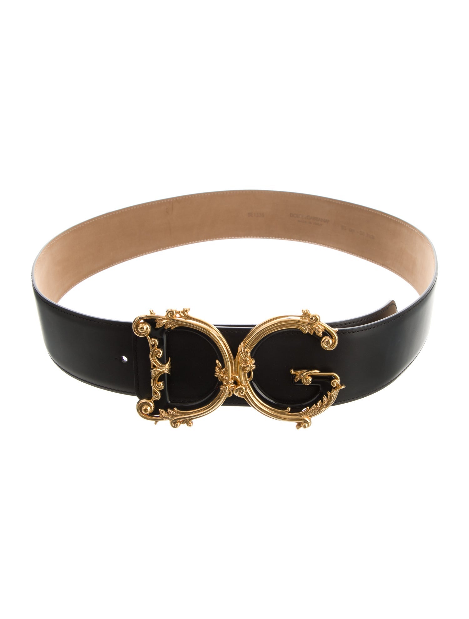 Dolce & Gabbana Leather Waist Belt