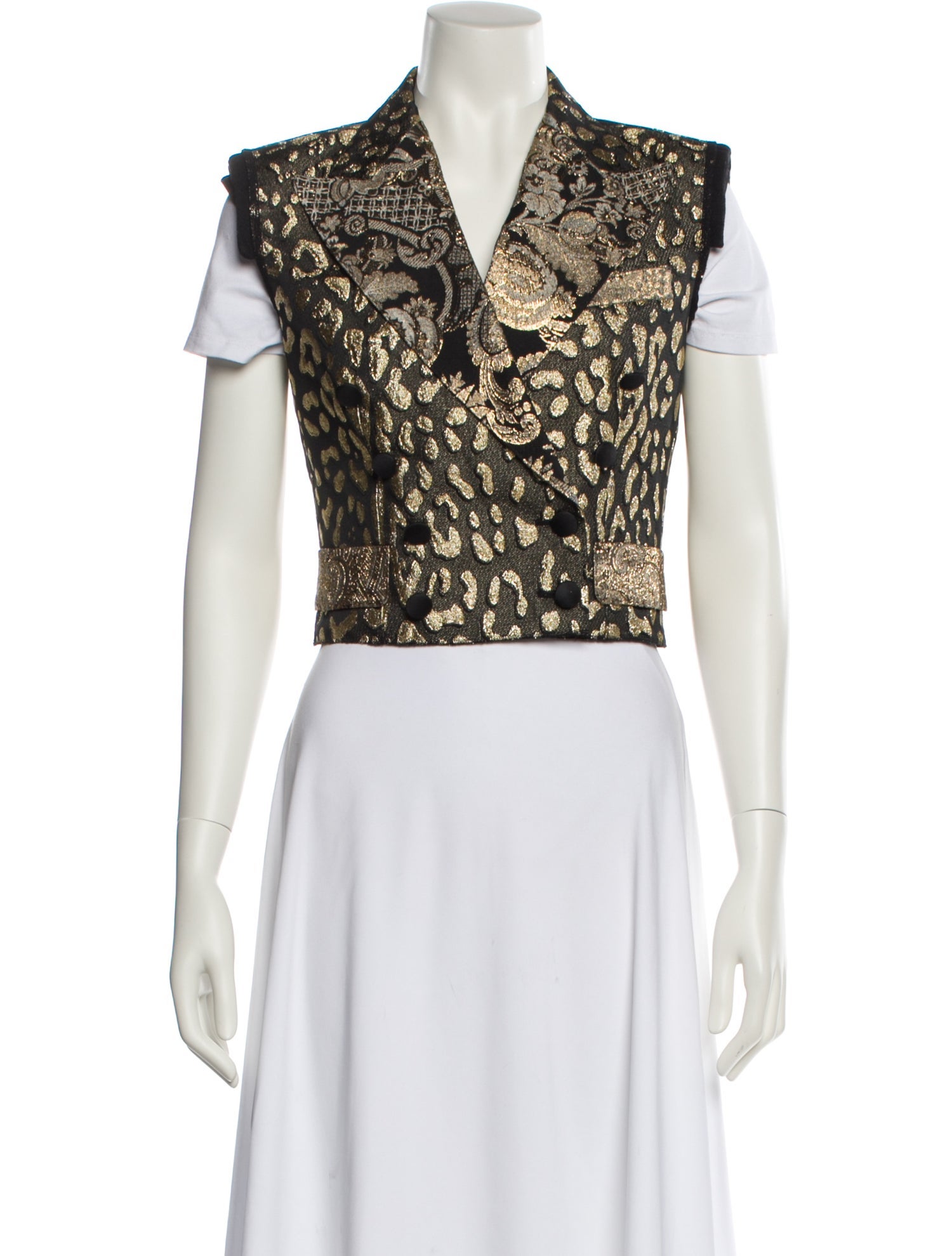 Dolce & Gabbana Animal Print Vest