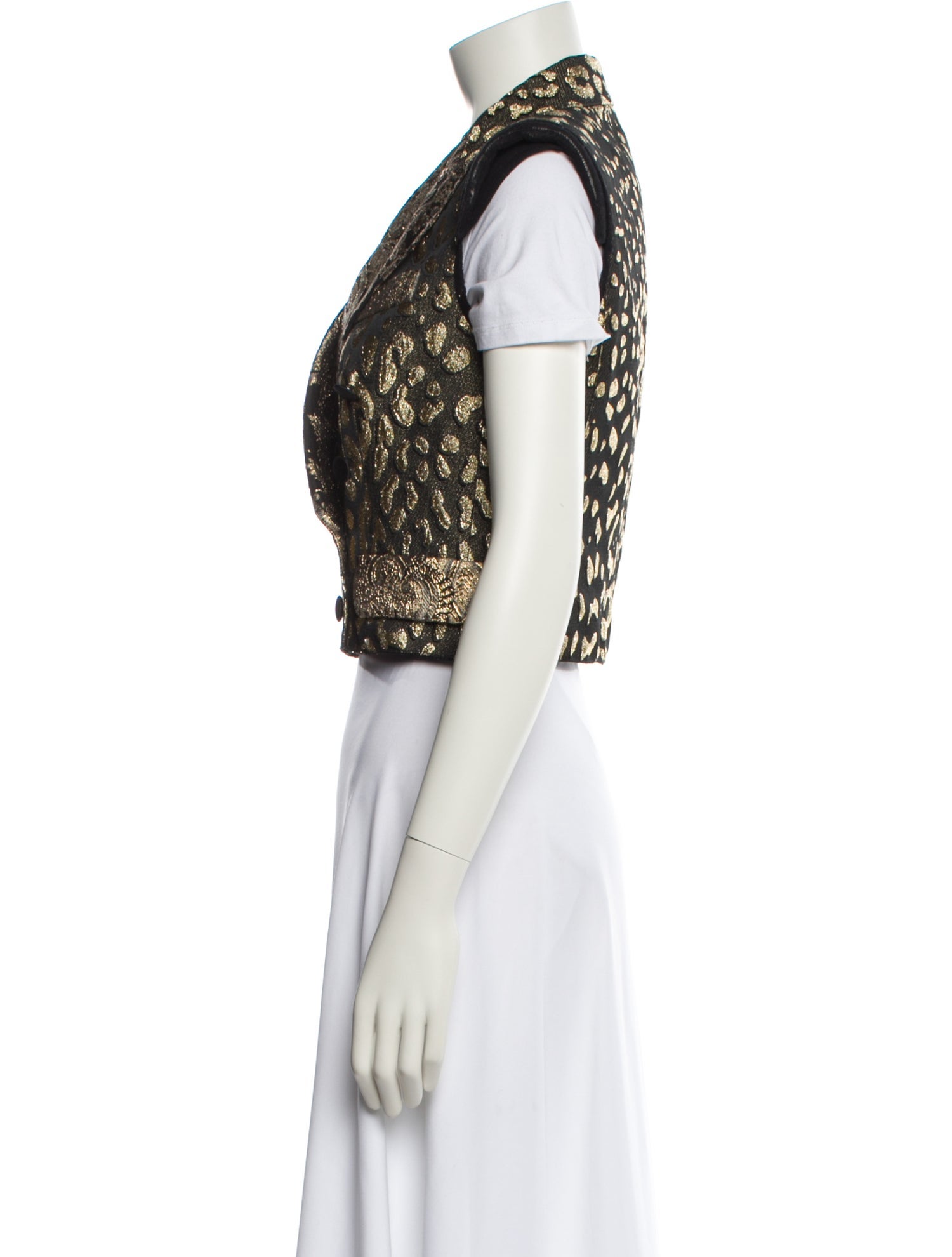 Dolce & Gabbana Animal Print Vest