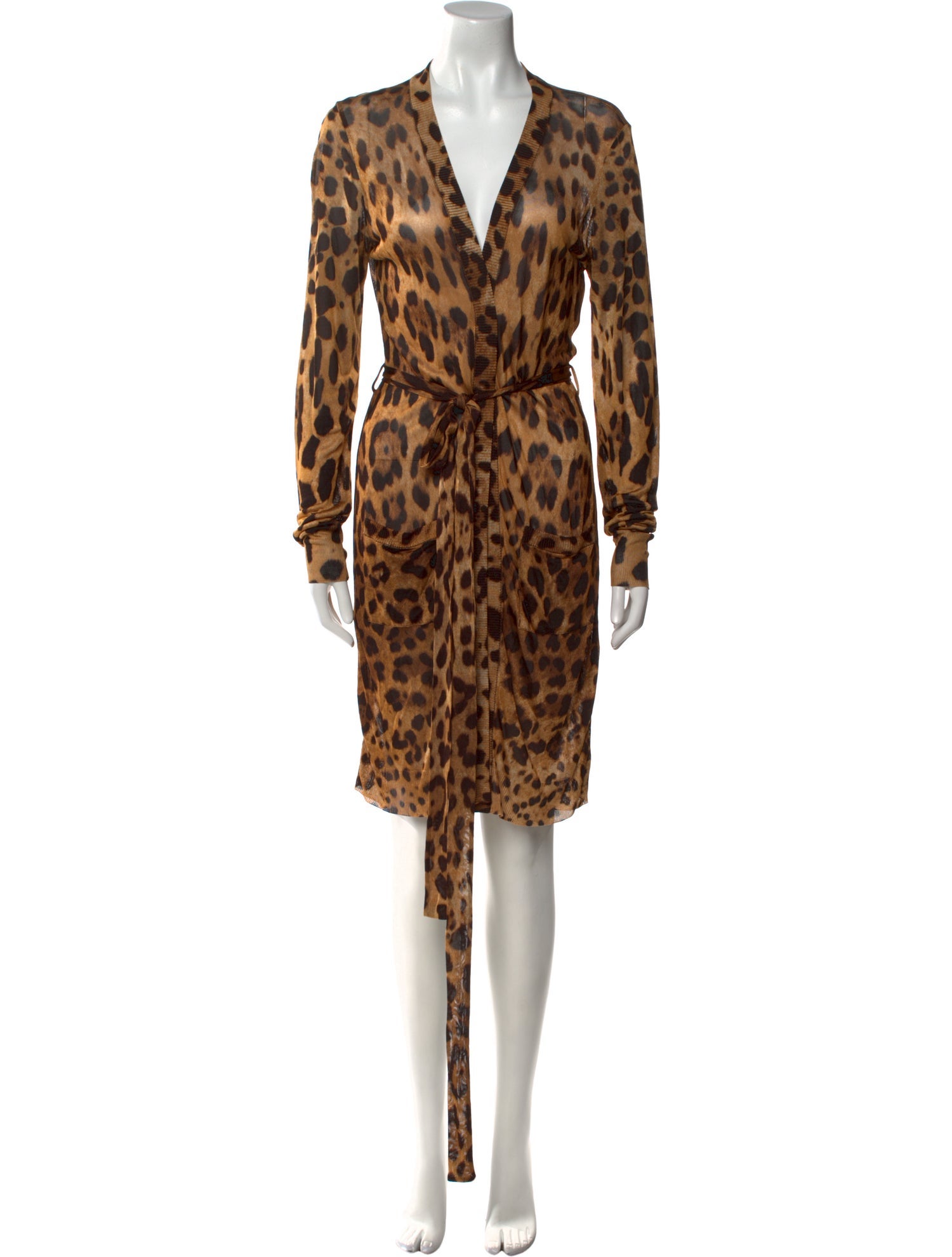 Dolce & Gabbana Silk Knee-Length Dress