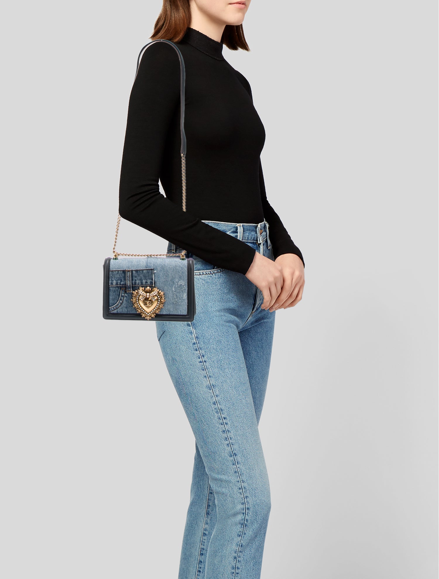 Dolce & Gabbana Denim Clutch