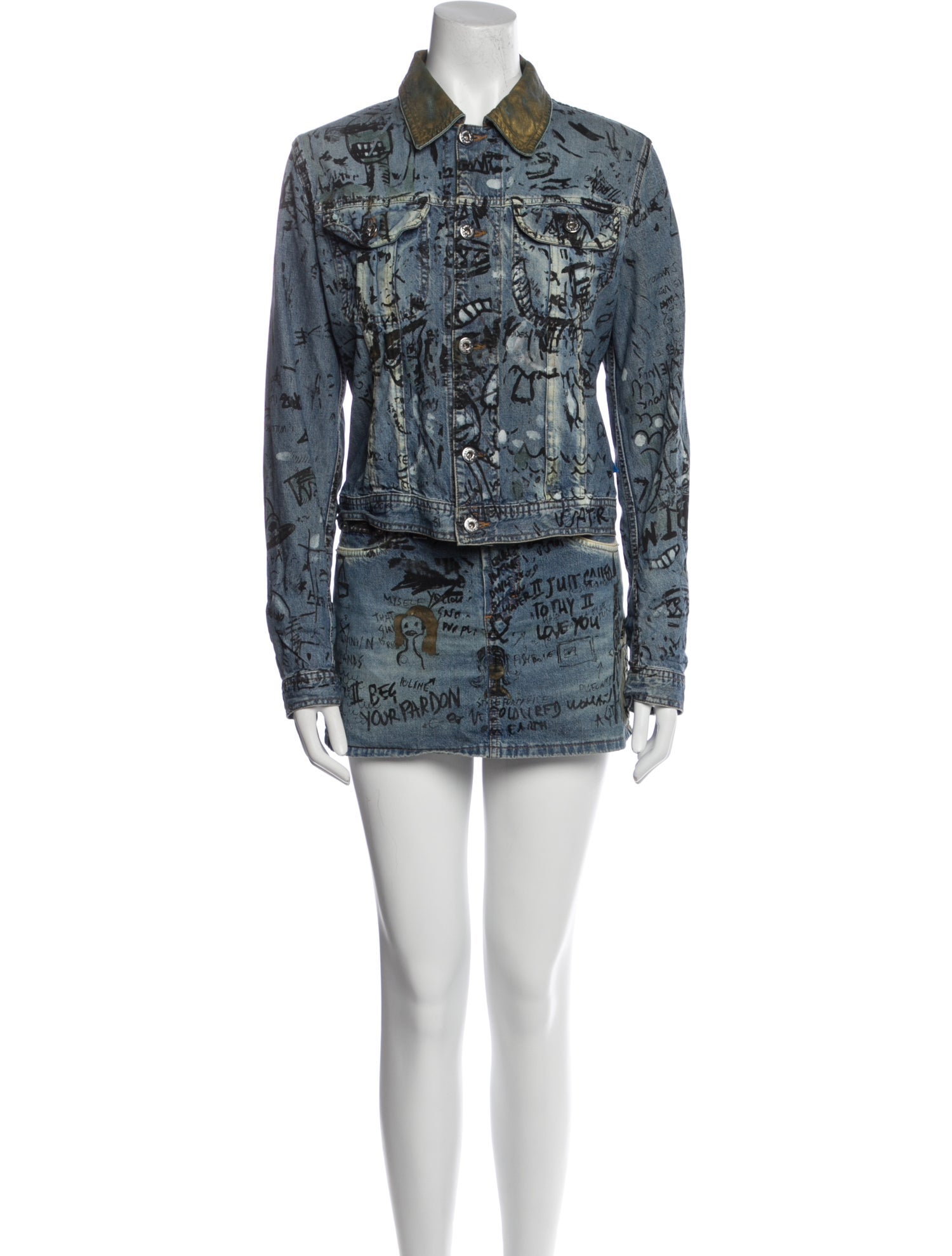 D&G Vintage 2000's Skirt Suit