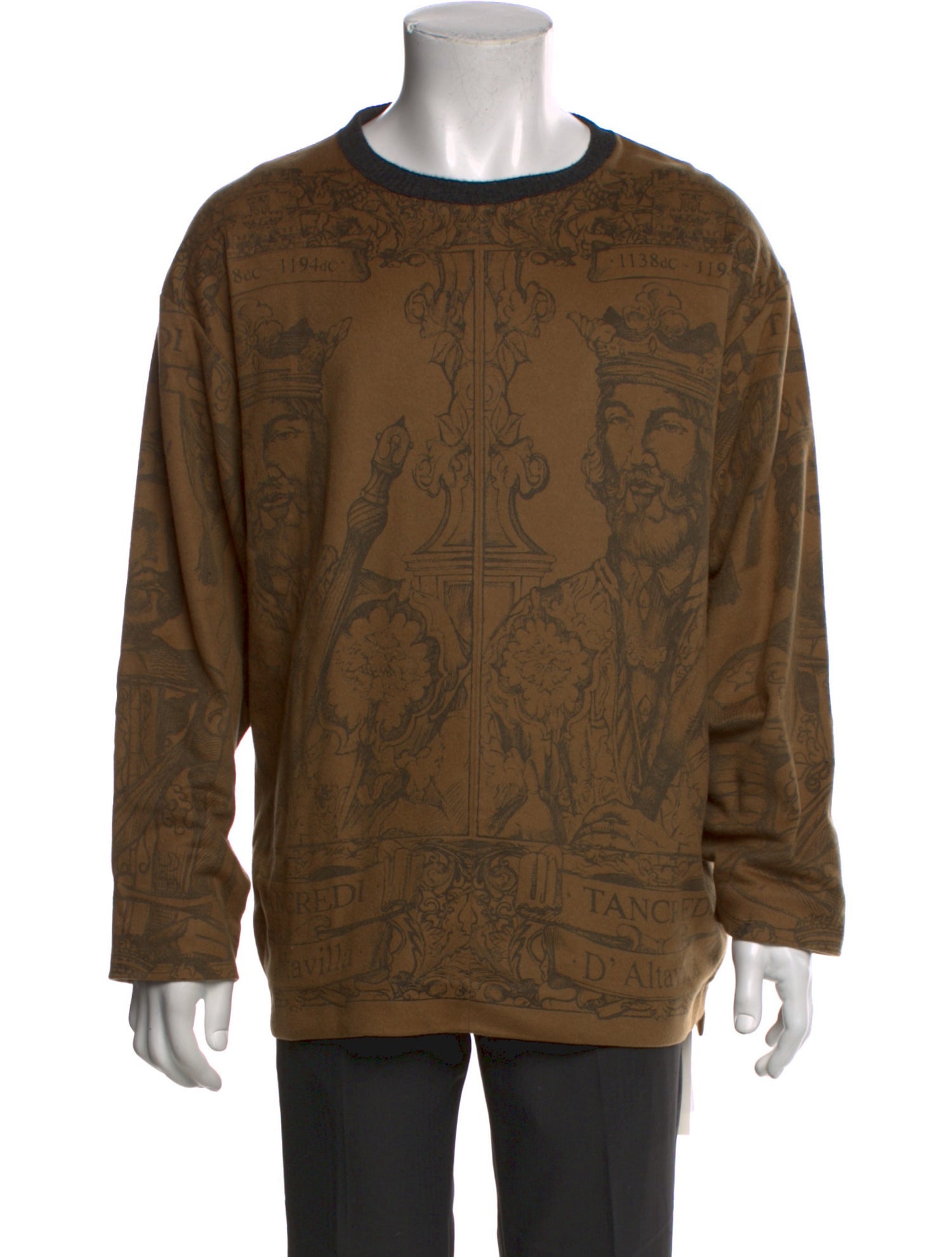 Dolce & Gabbana Cashmere Crew Neck Pullover