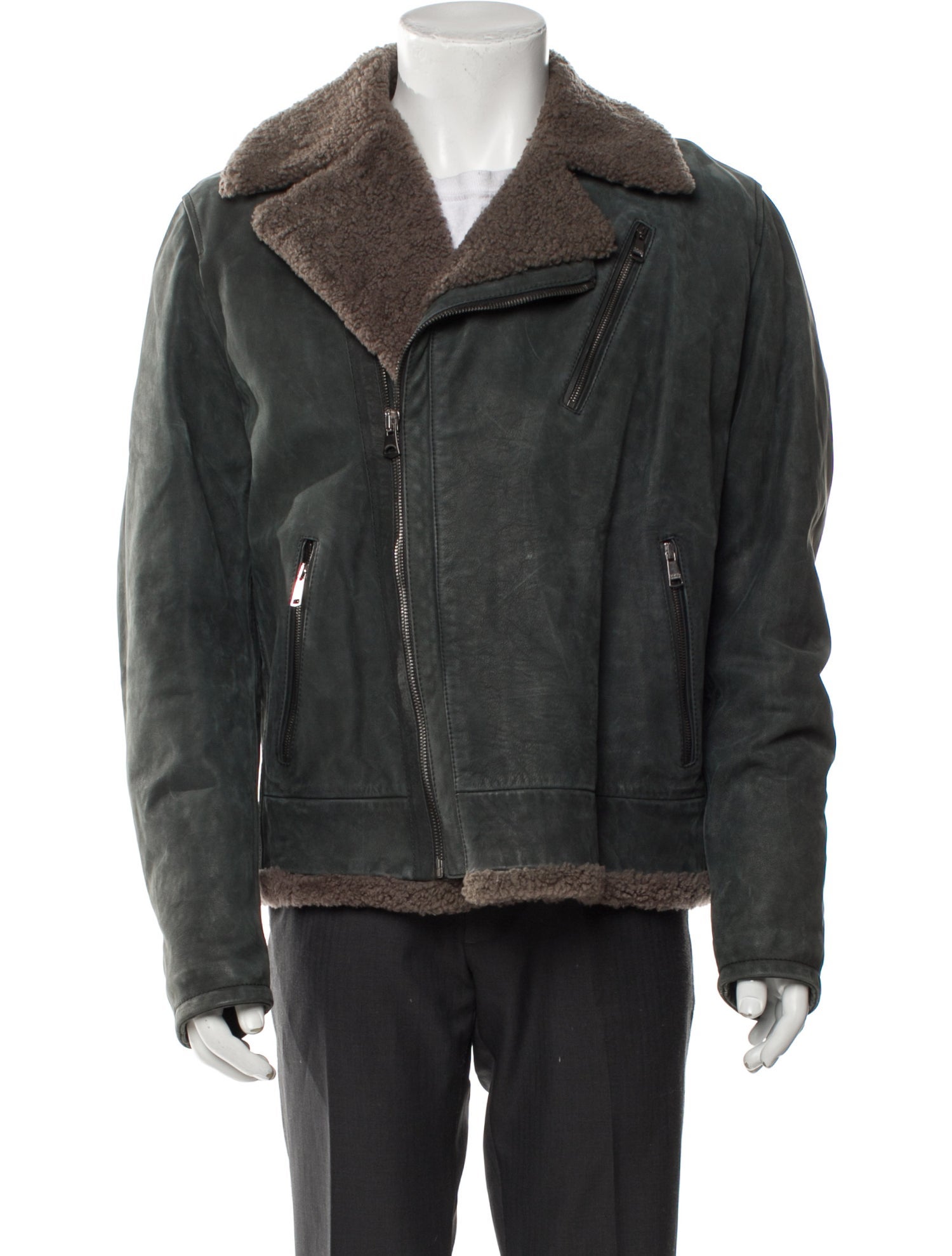 Dolce & Gabbana Leather Moto Jacket