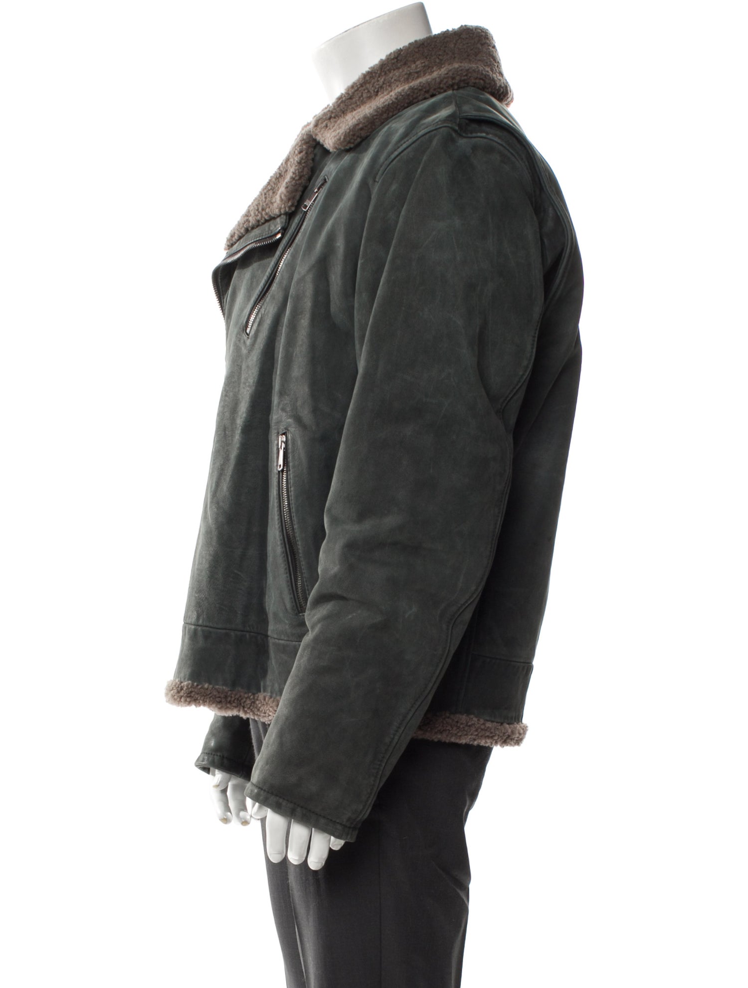 Dolce & Gabbana Leather Moto Jacket