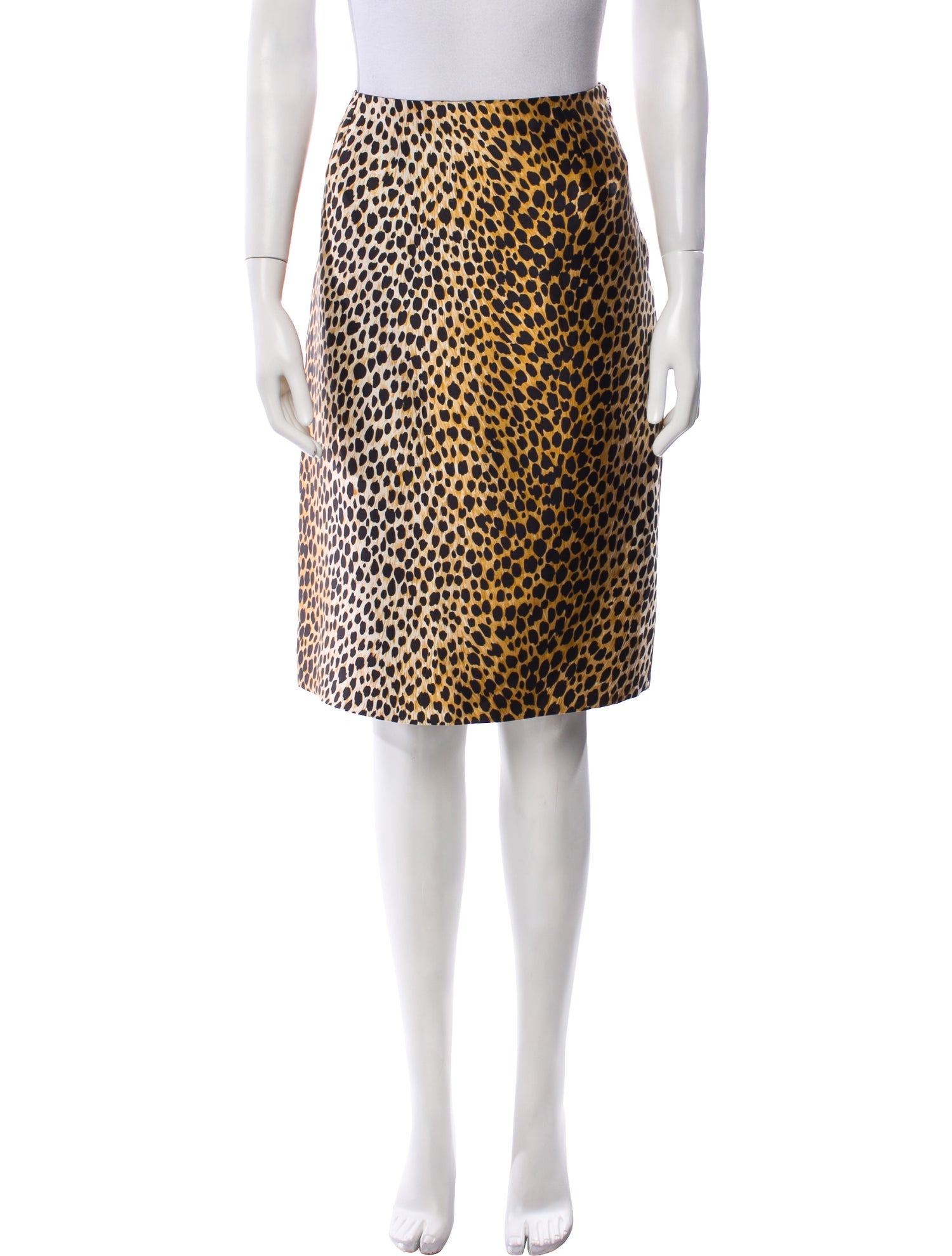 Dolce & Gabbana Silk Knee-Length Skirt