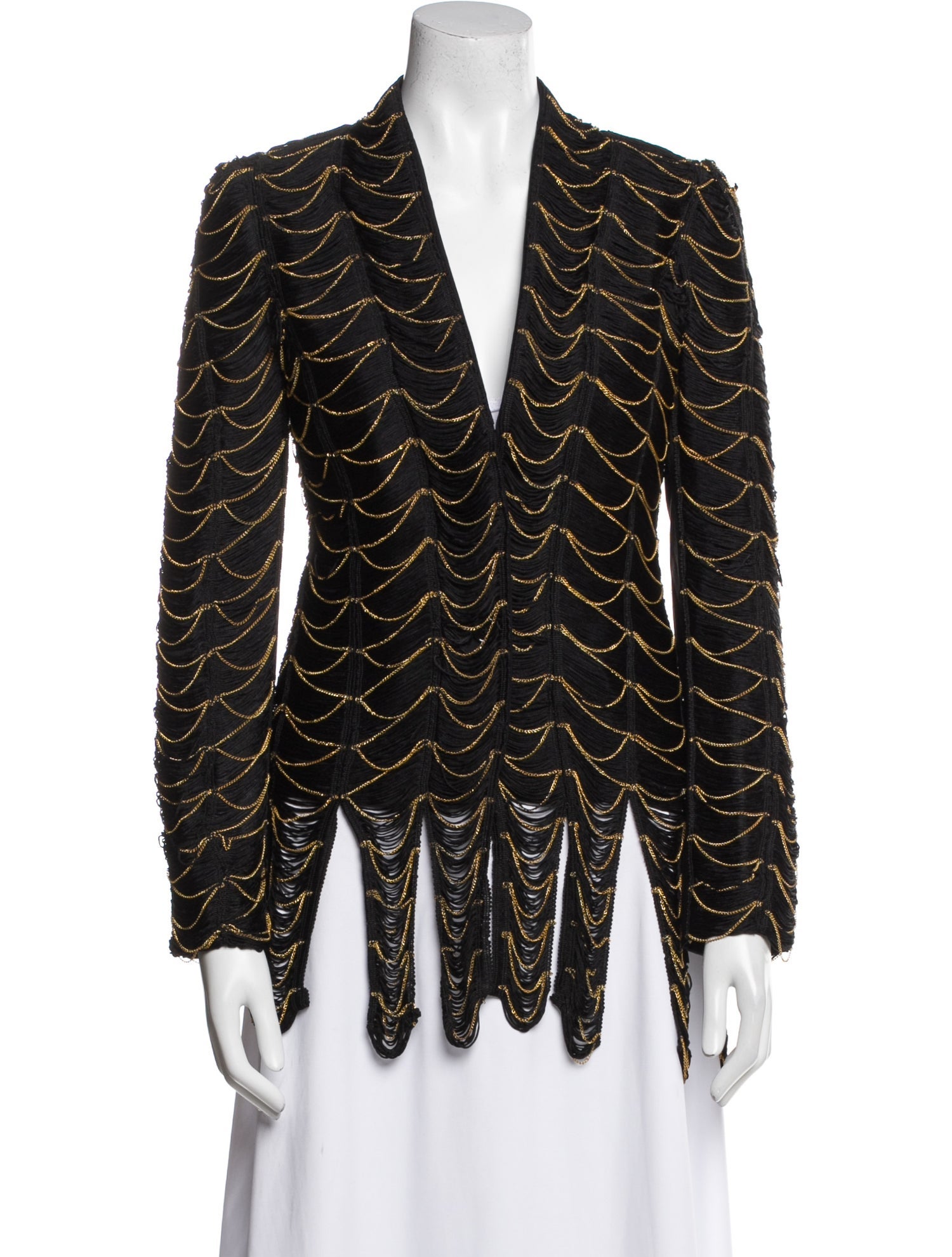 Dolce & Gabbana Virgin Wool Printed Blazer
