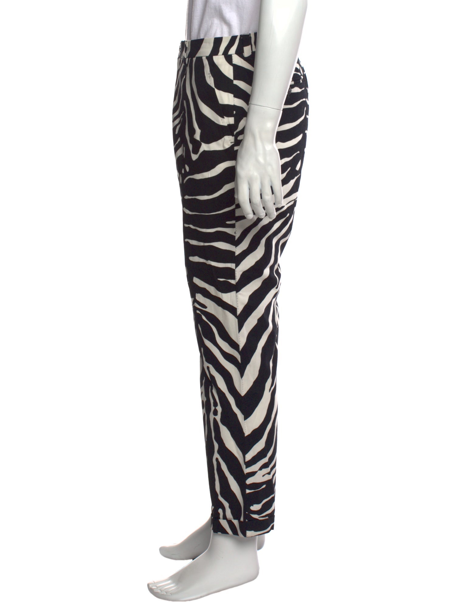 Dolce & Gabbana Animal Print Pants