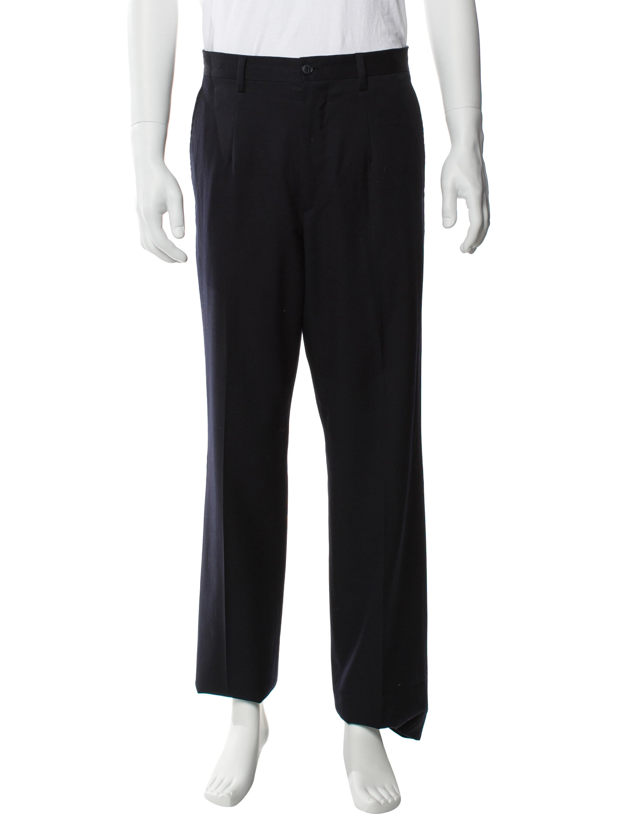Dolce & Gabbana Virgin Wool Dress Pants