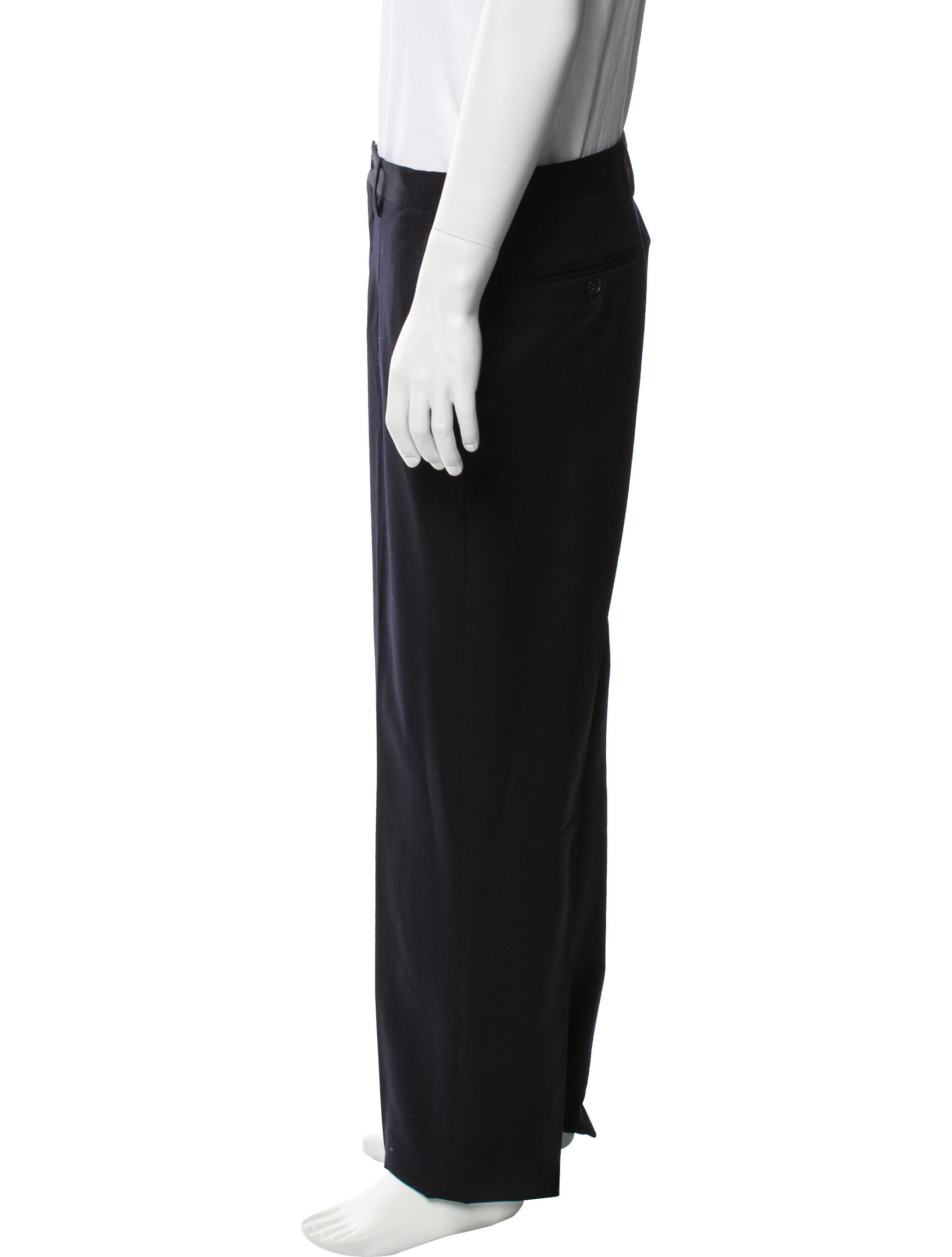 Dolce & Gabbana Virgin Wool Dress Pants