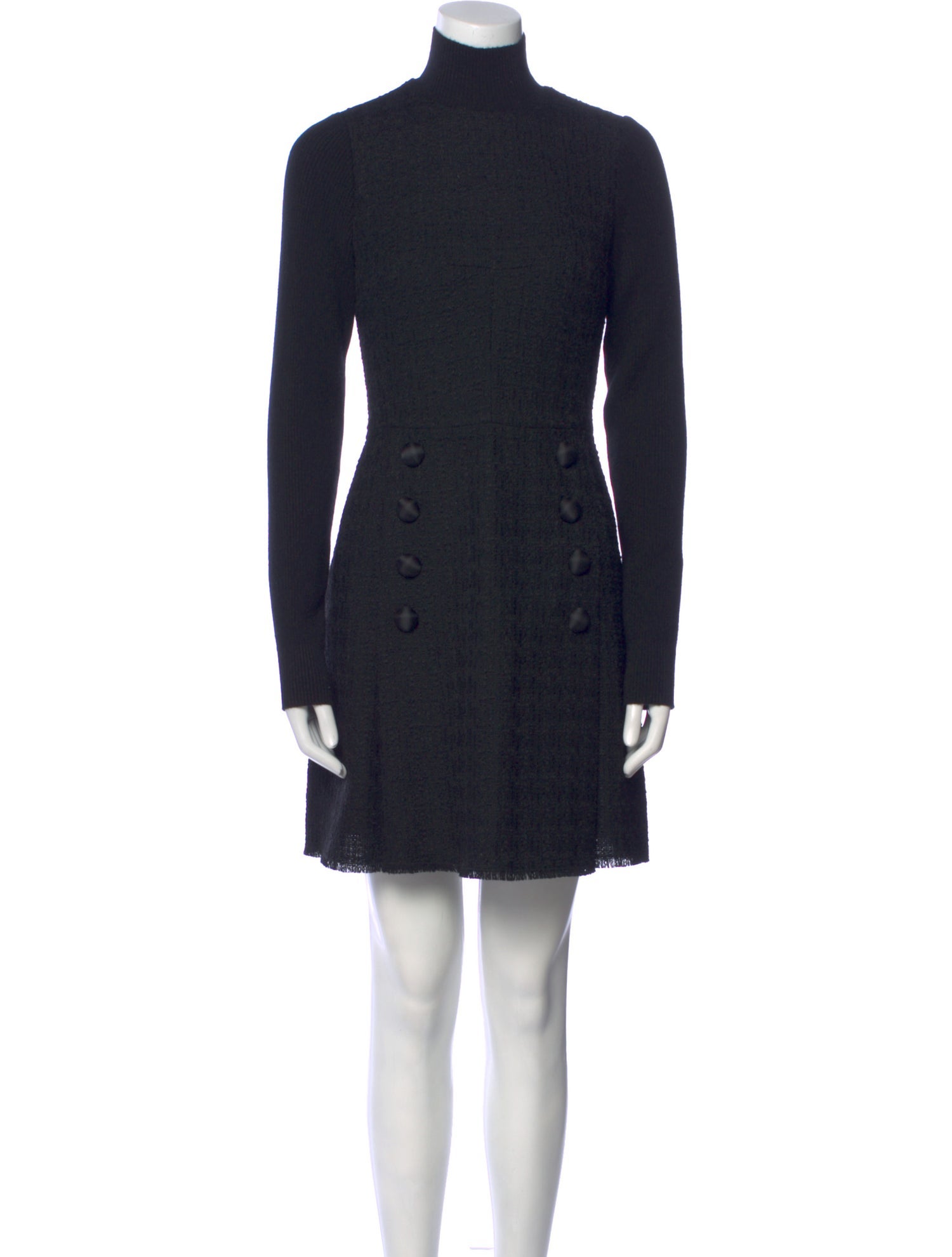Dolce & Gabbana Virgin Wool Knee-Length Dress w/ Tags