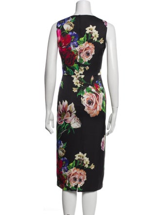 Dolce & Gabbana Silk Midi Length Dress