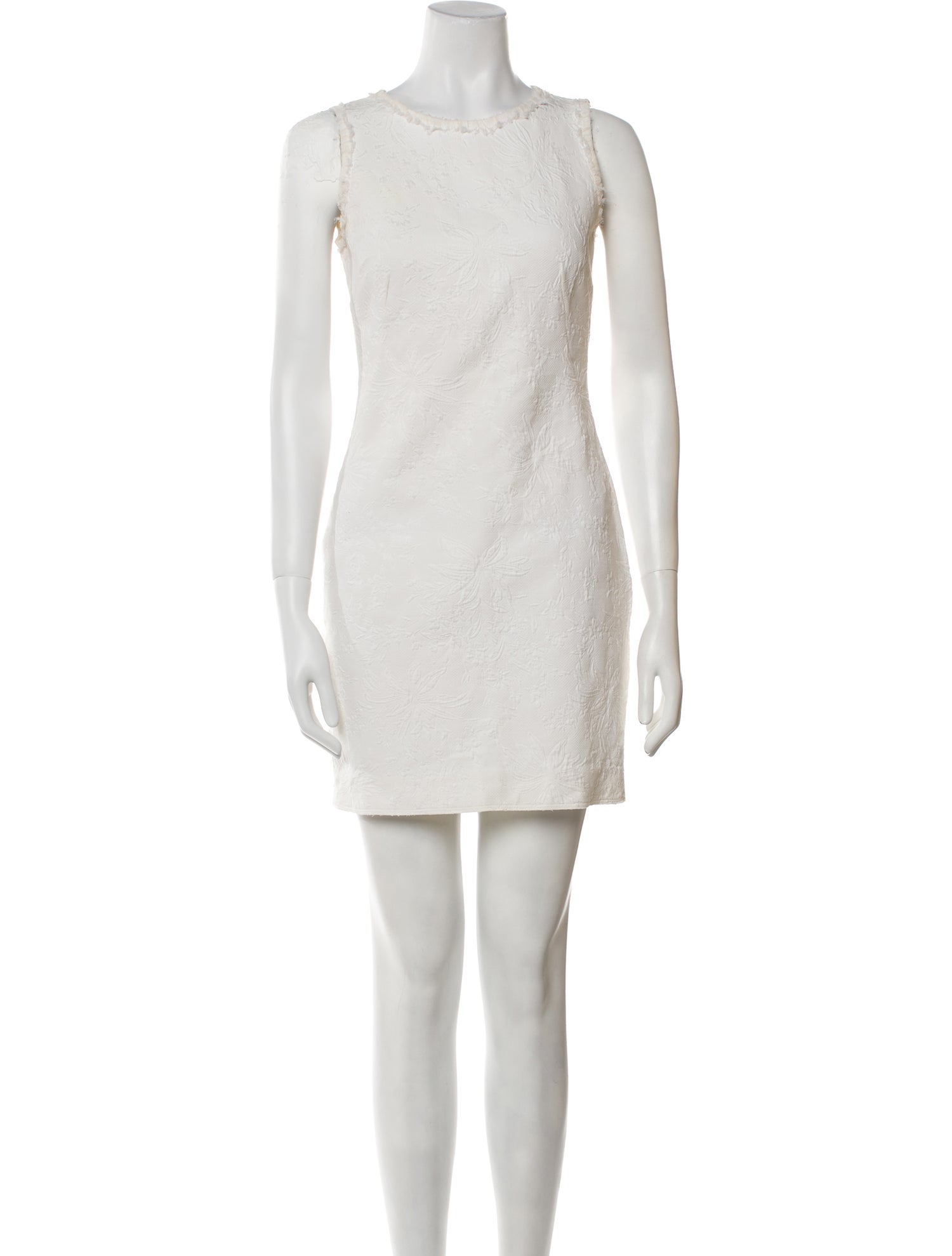 Dolce & Gabbana Bateau Neckline Mini Dress