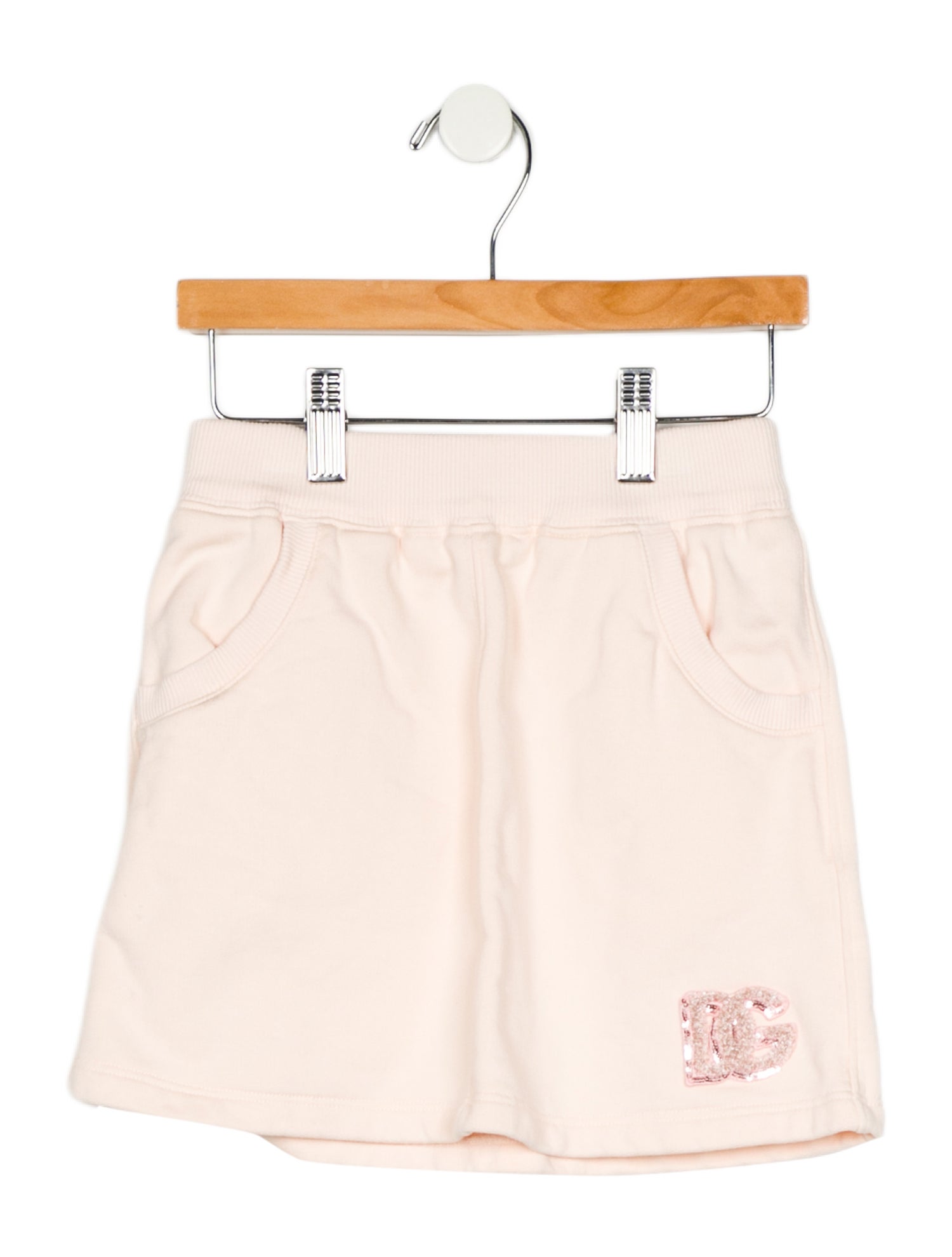 Dolce & Gabbana Girls' Embroidered Logo Skirt