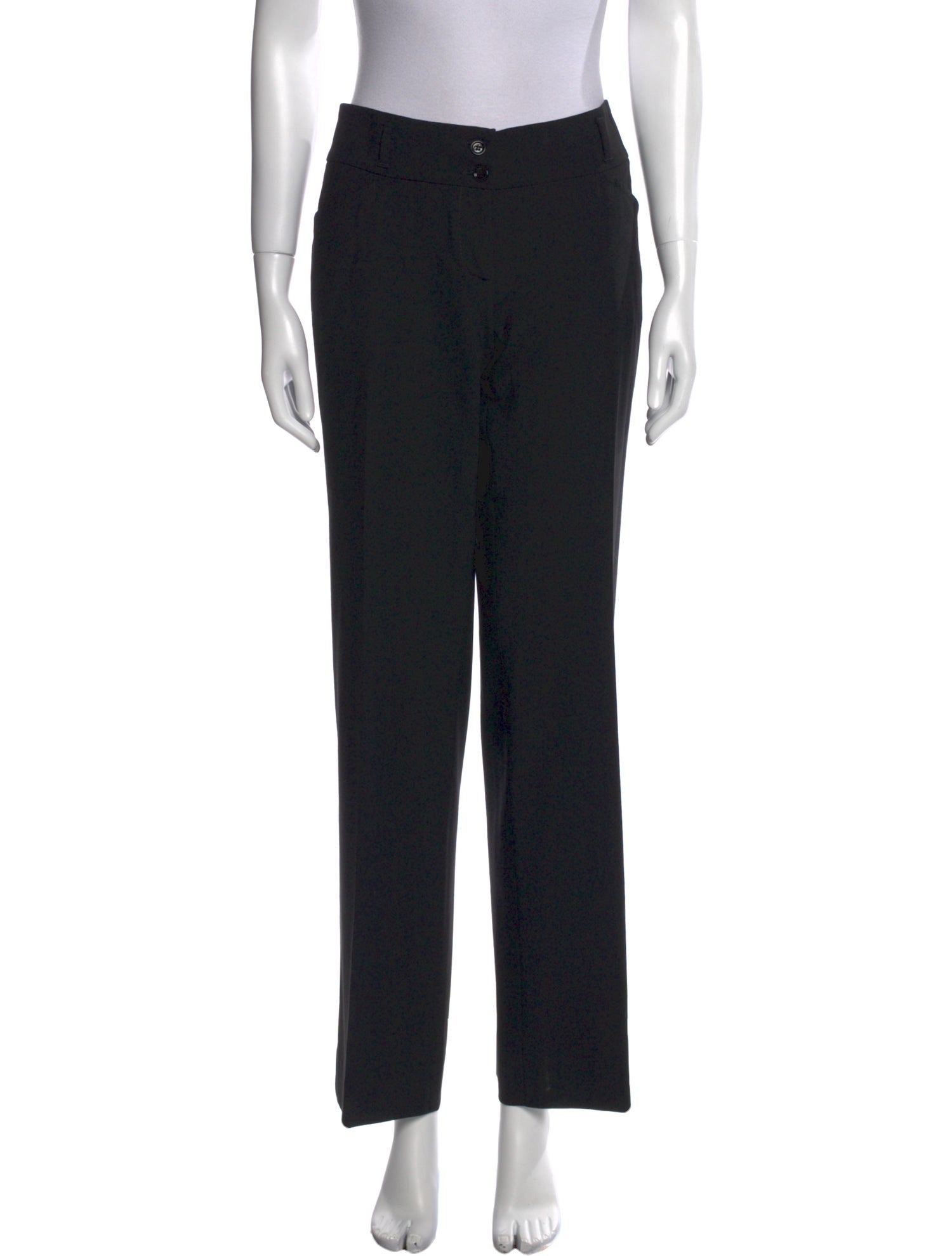 Dolce & Gabbana Virgin Wool Straight Leg Pants