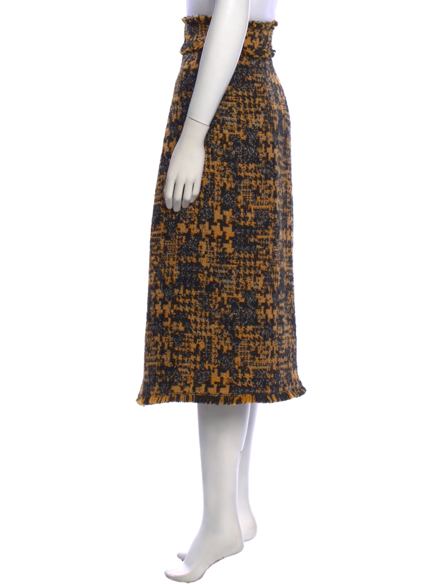 Dolce & Gabbana Printed Midi Length Skirt