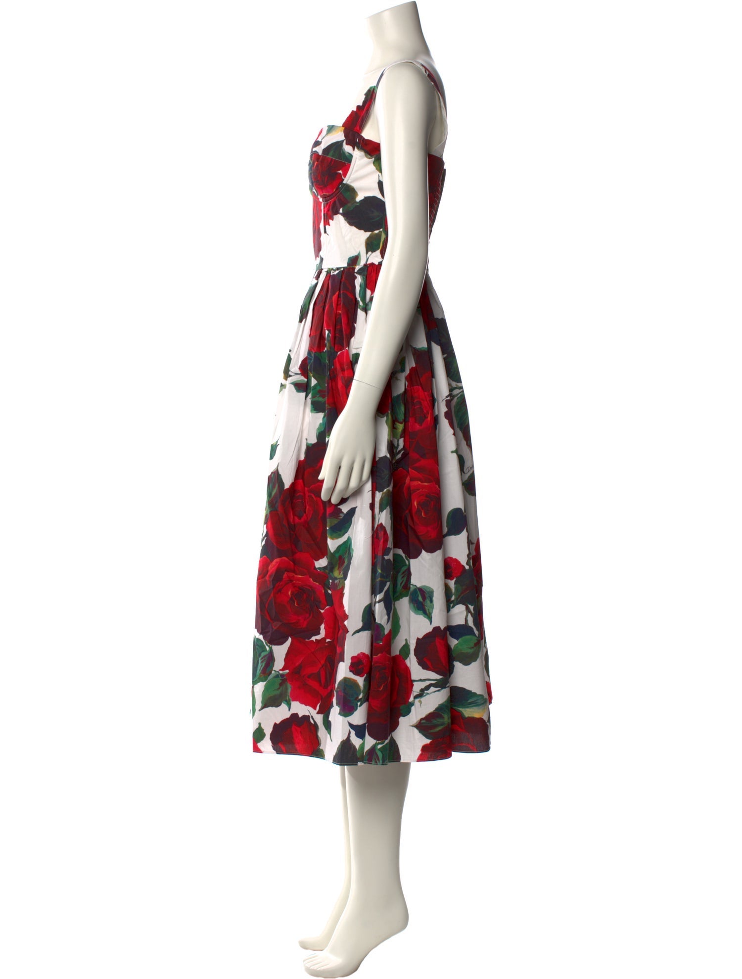 Dolce & Gabbana Floral Print Long Dress