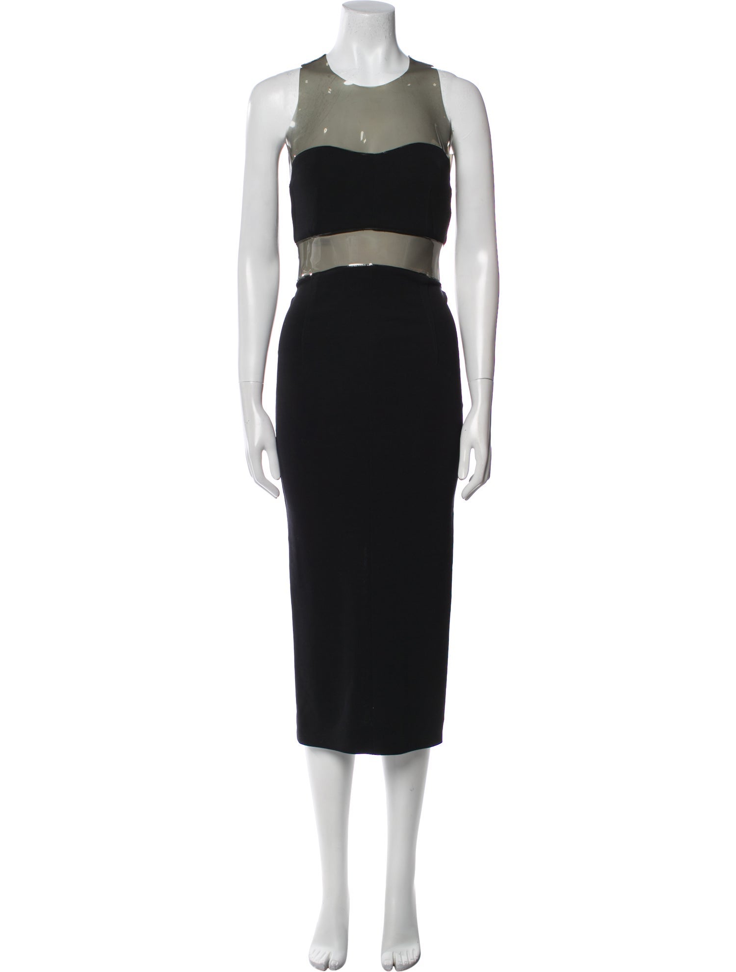 Dolce & Gabbana Crew Neck Midi Length Dress