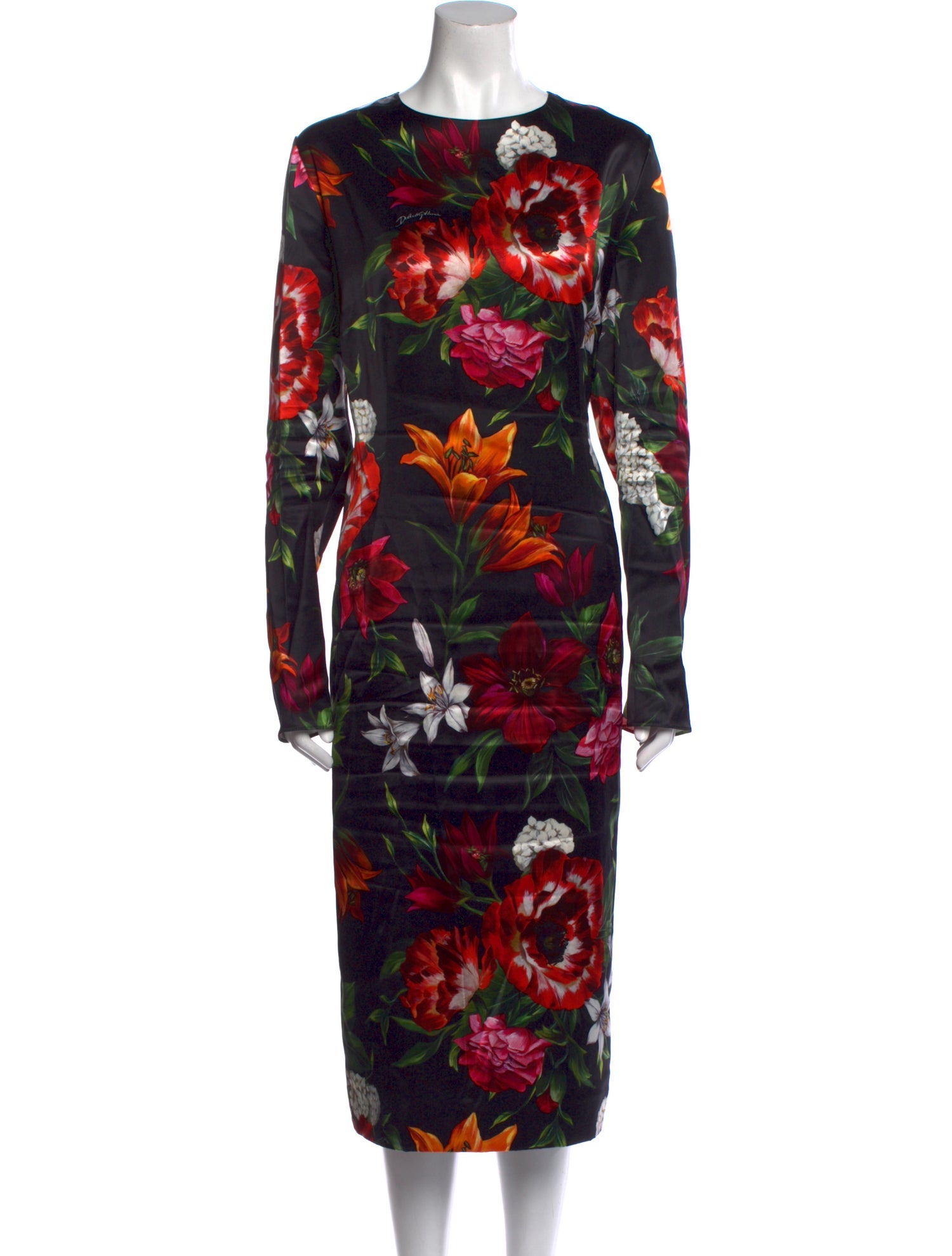 Dolce & Gabbana Floral Print Long Dress