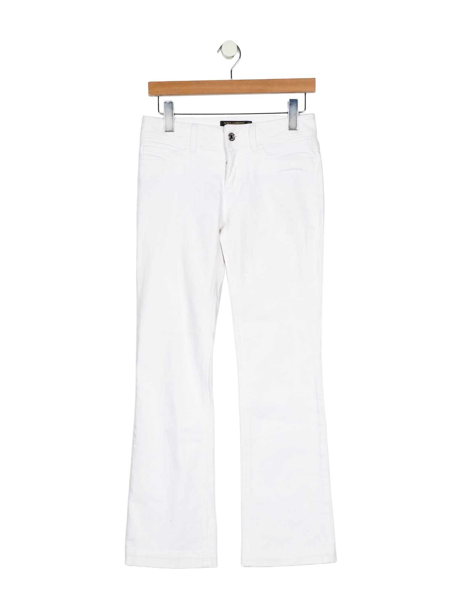 Dolce & Gabbana Low-Rise Straight Leg Jeans