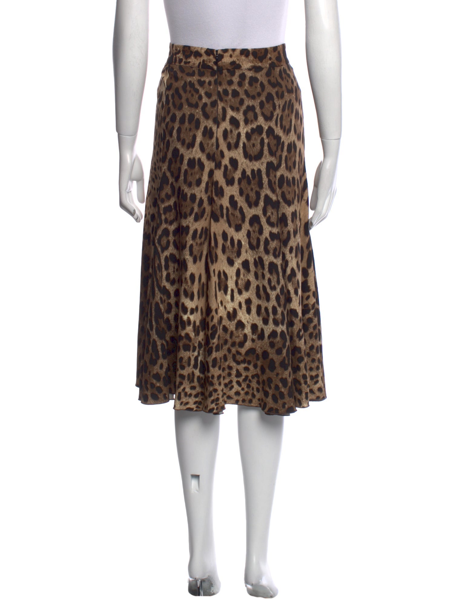 Dolce & Gabbana Animal Print Knee-Length Skirt