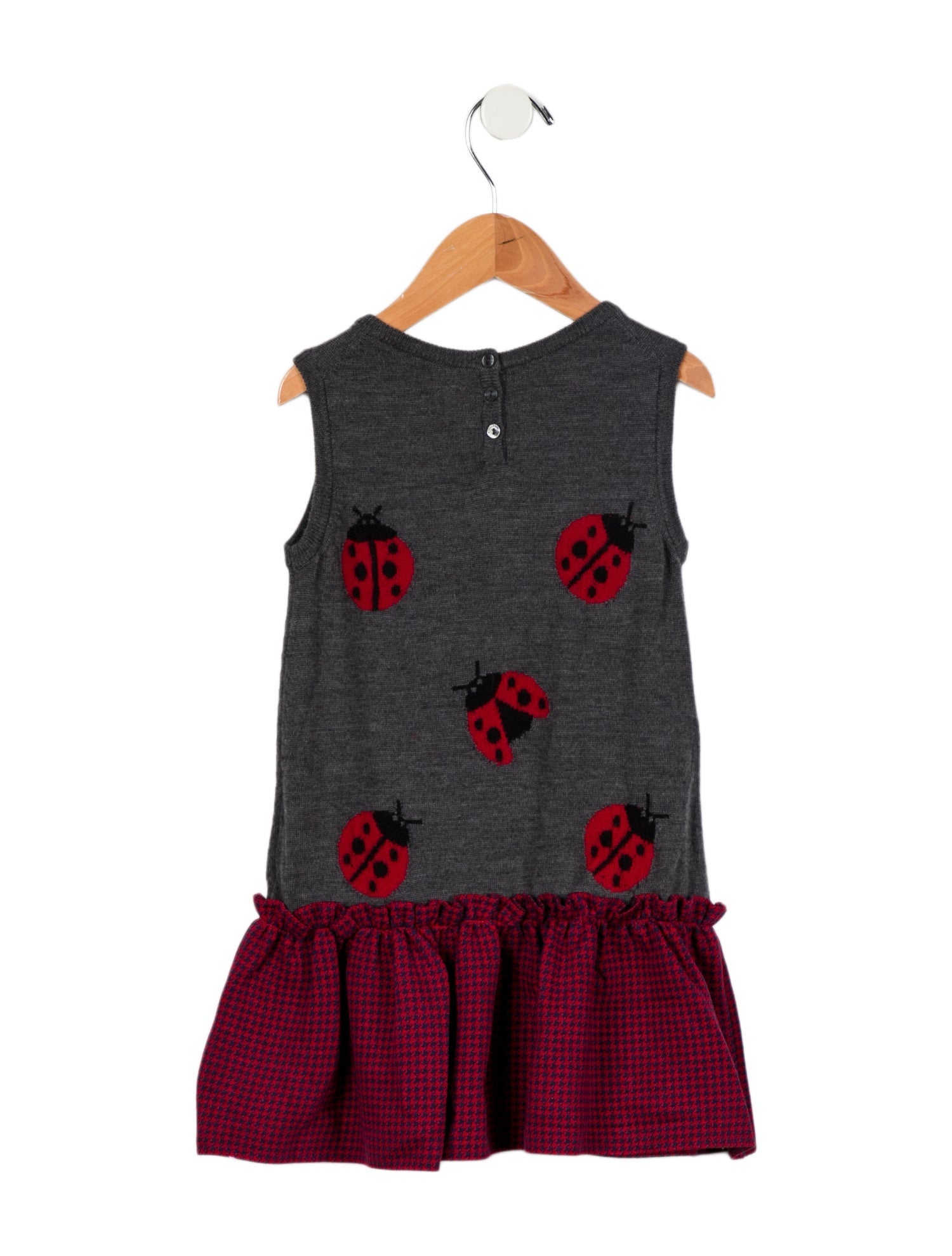 Dolce & Gabbana Toddler Girls' Ladybug Print Sleeveless Dress