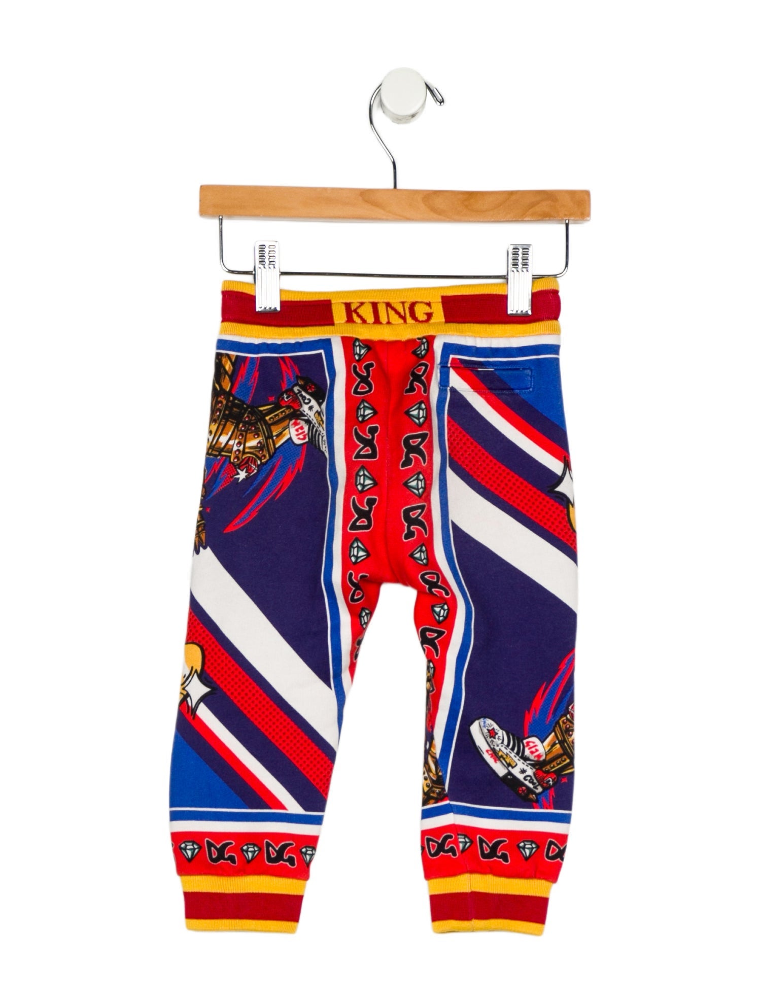 Dolce & Gabbana Boys Infant Graphic Print Sweatpants