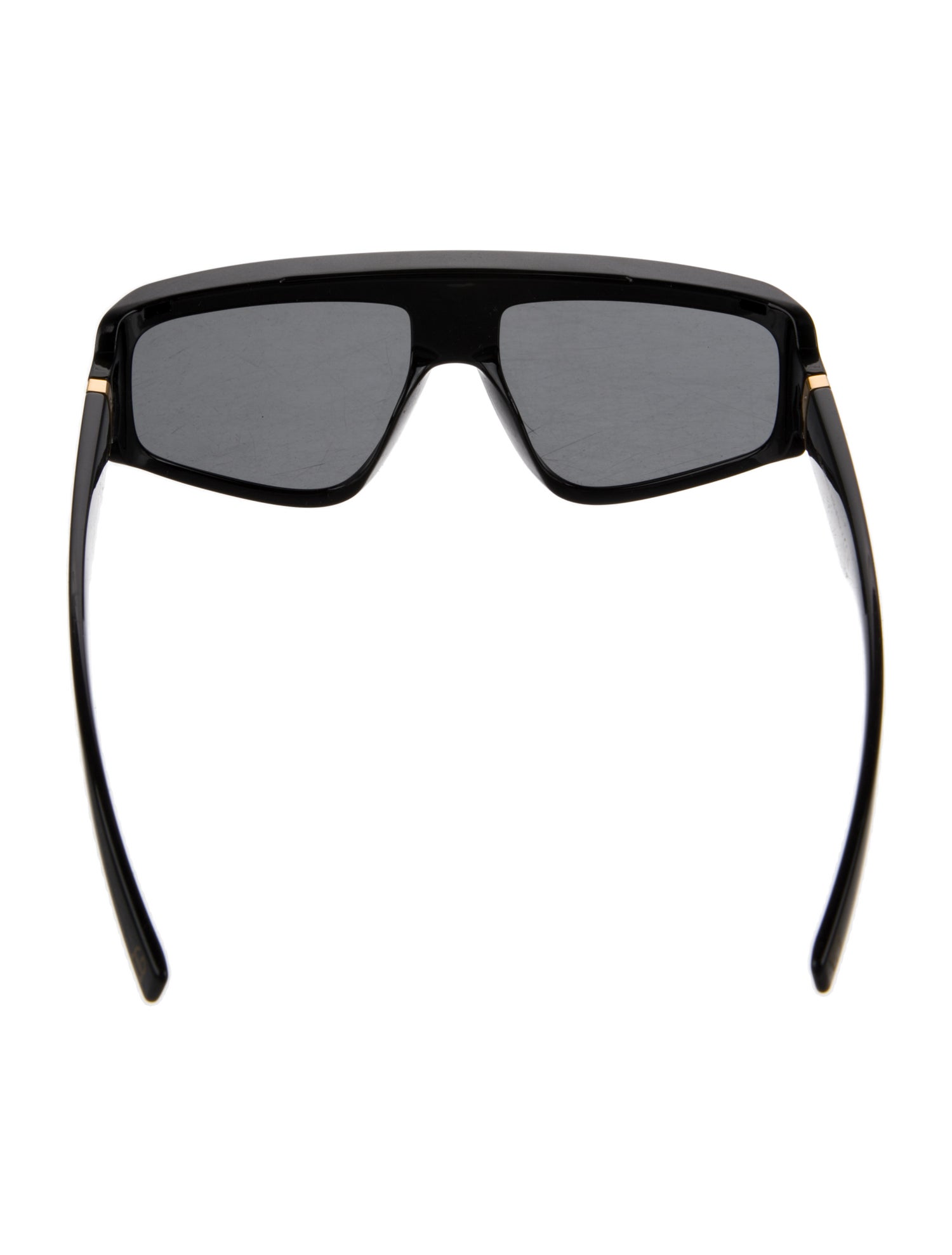 Dolce & Gabbana Signature Logo Shield Sunglasses