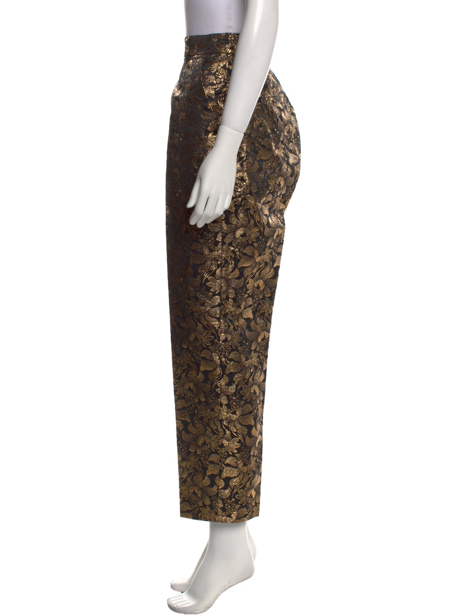 Dolce & Gabbana Printed Straight Leg Pants