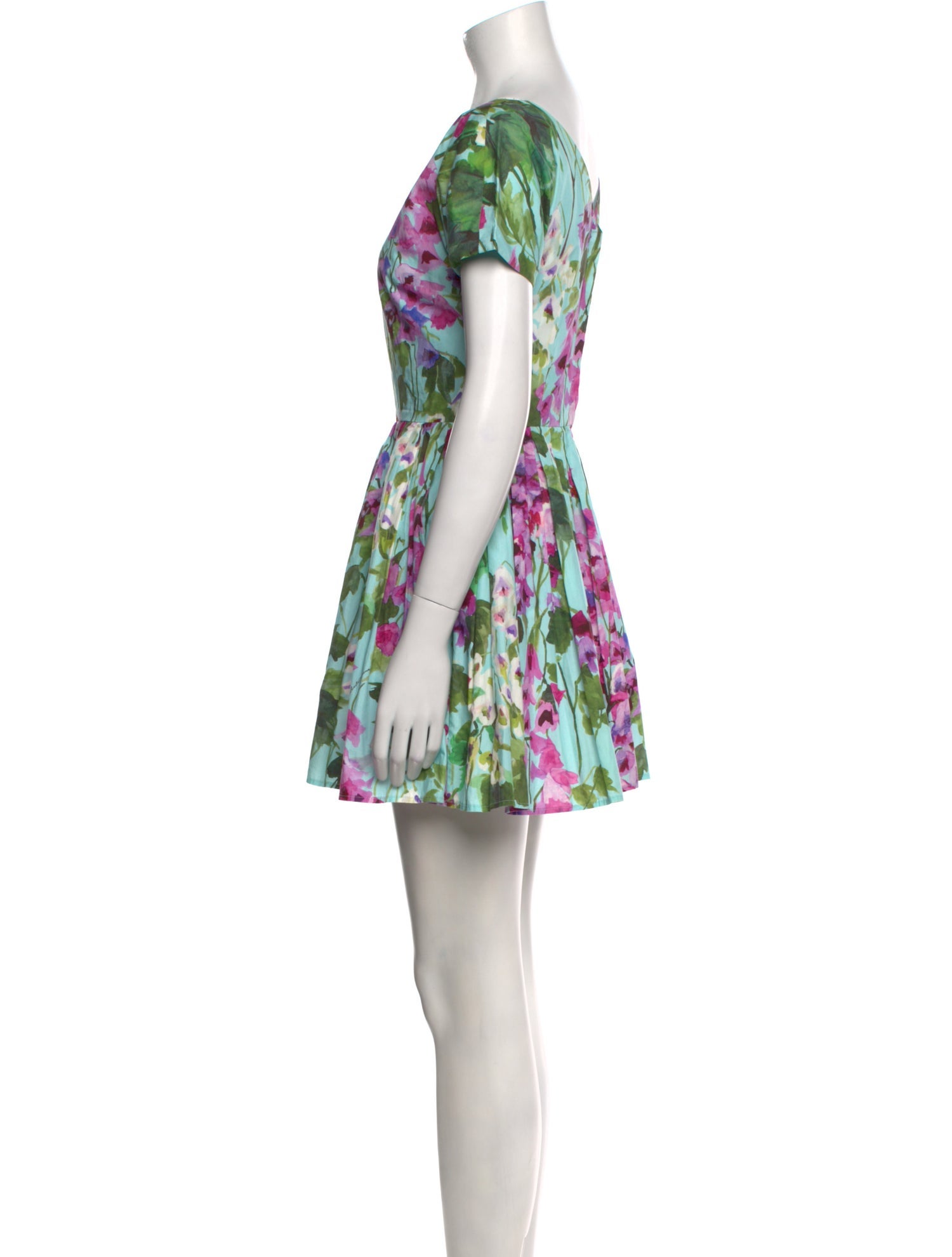 Dolce & Gabbana Floral Print Mini Dress