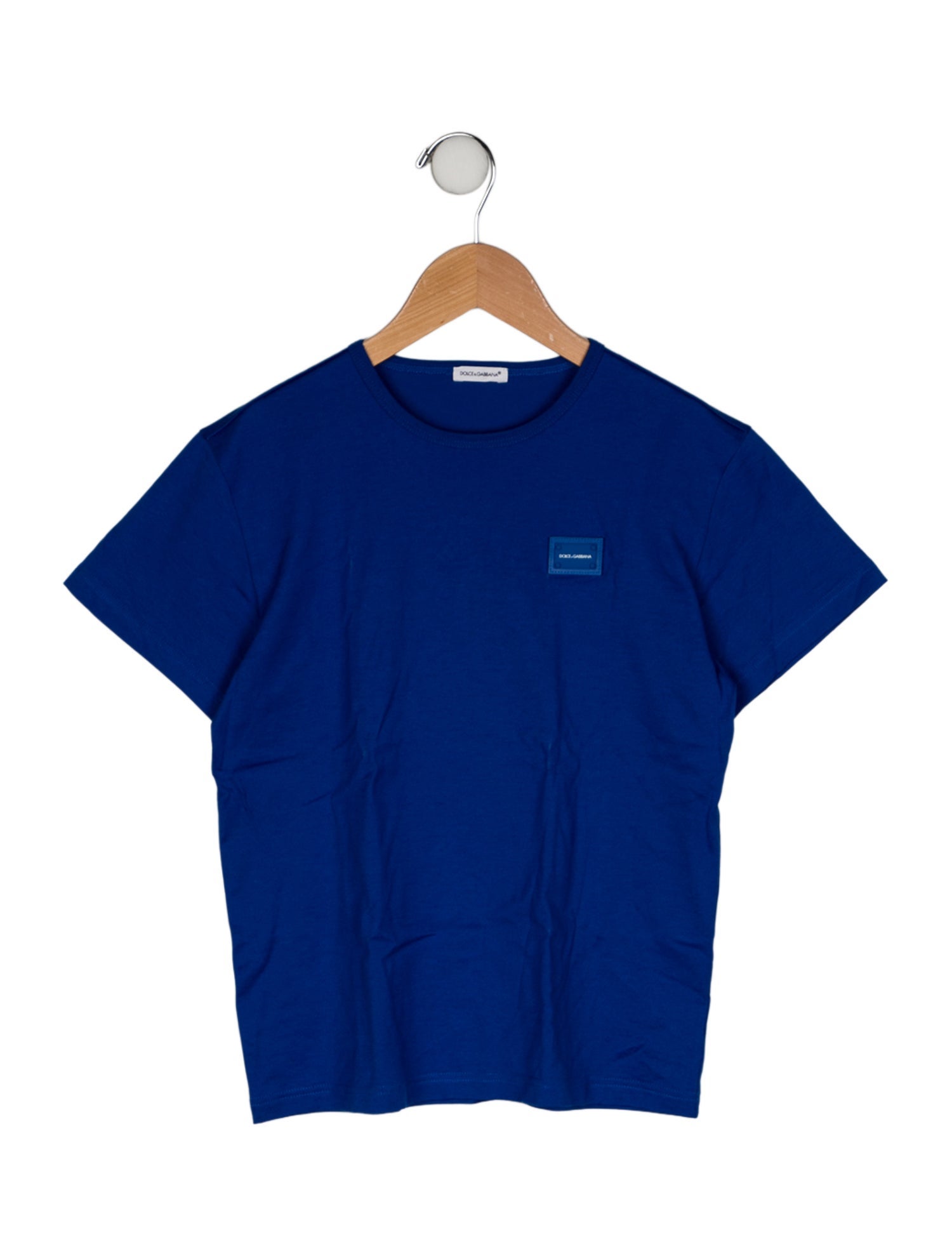 Dolce & Gabbana Embroidered Solid T-Shirt