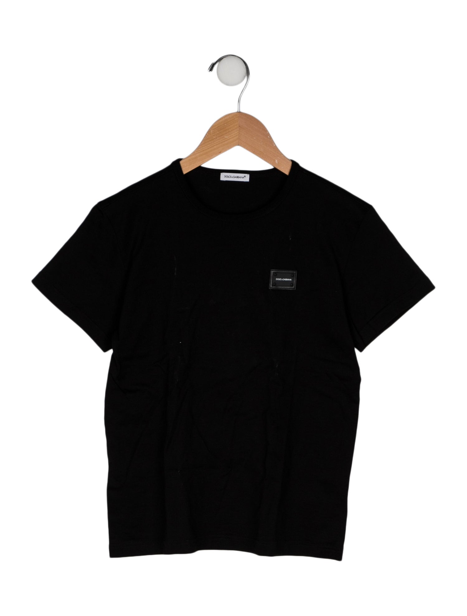 Dolce & Gabbana Embroidered Solid T-Shirt