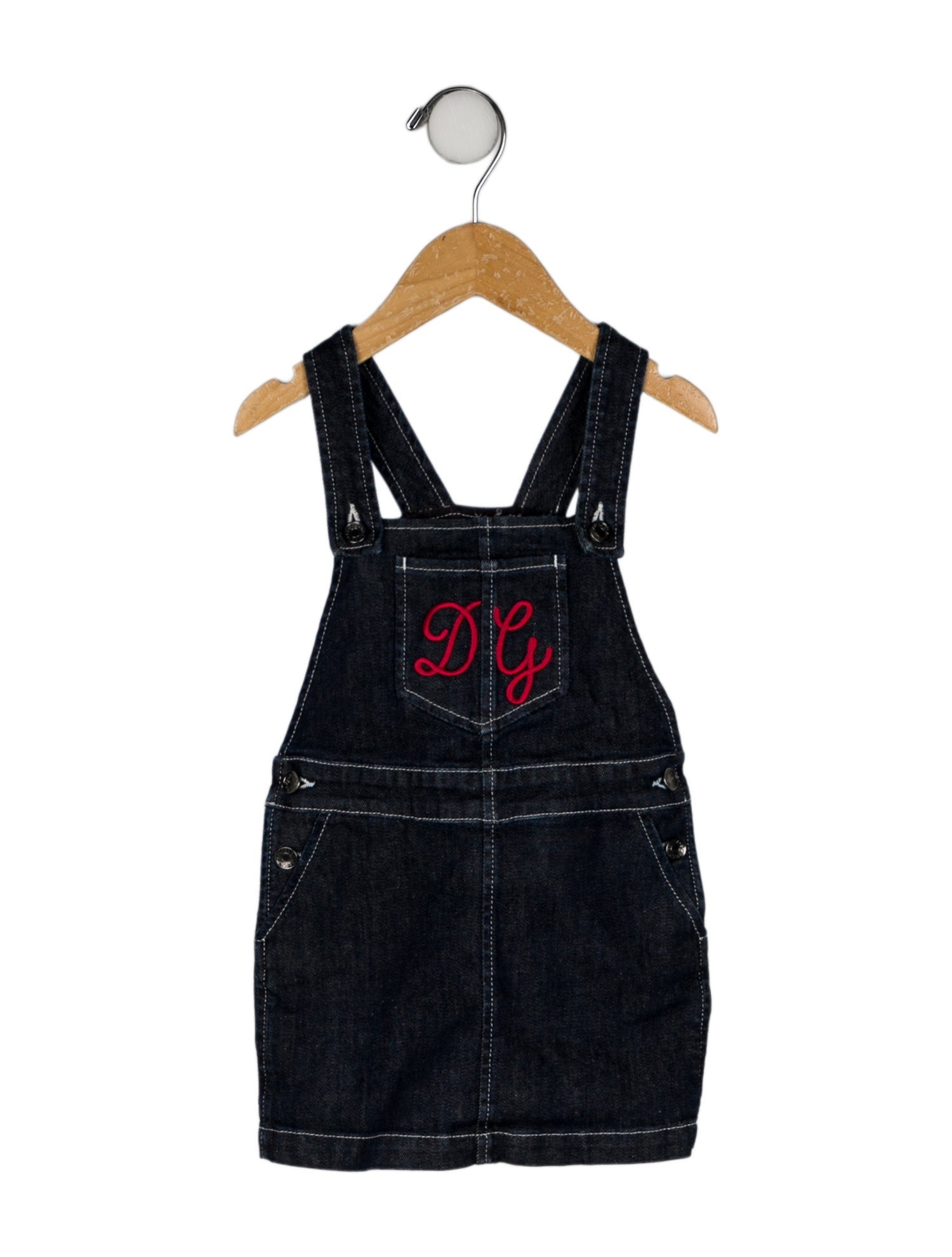 Dolce & Gabbana Embroidered Denim Dress