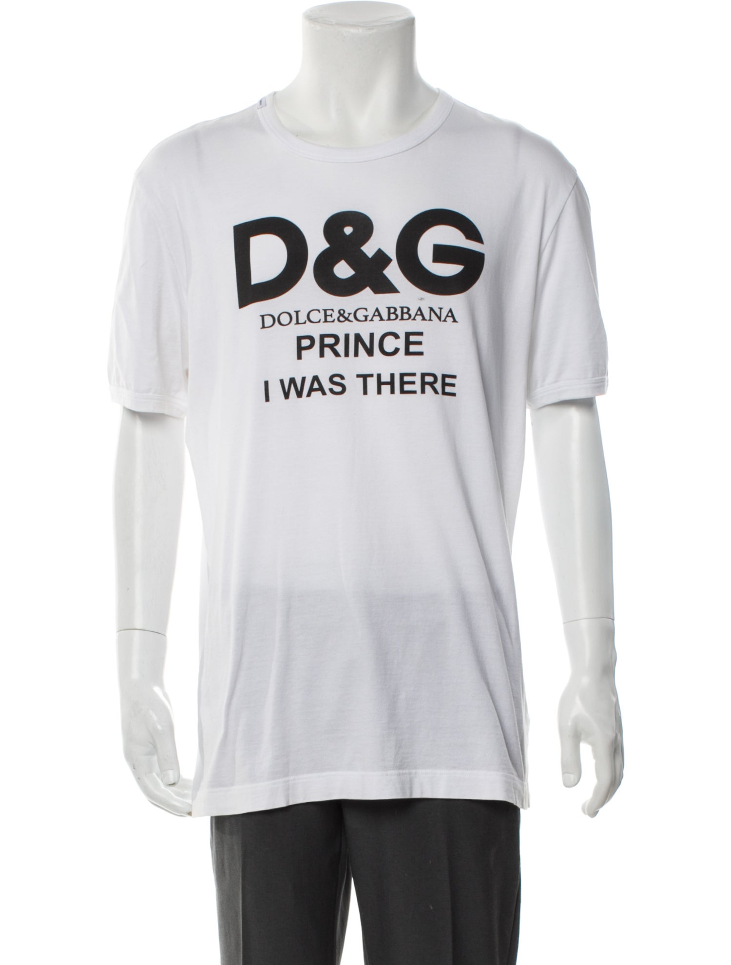 Dolce & Gabbana Graphic Print Crew Neck T-Shirt