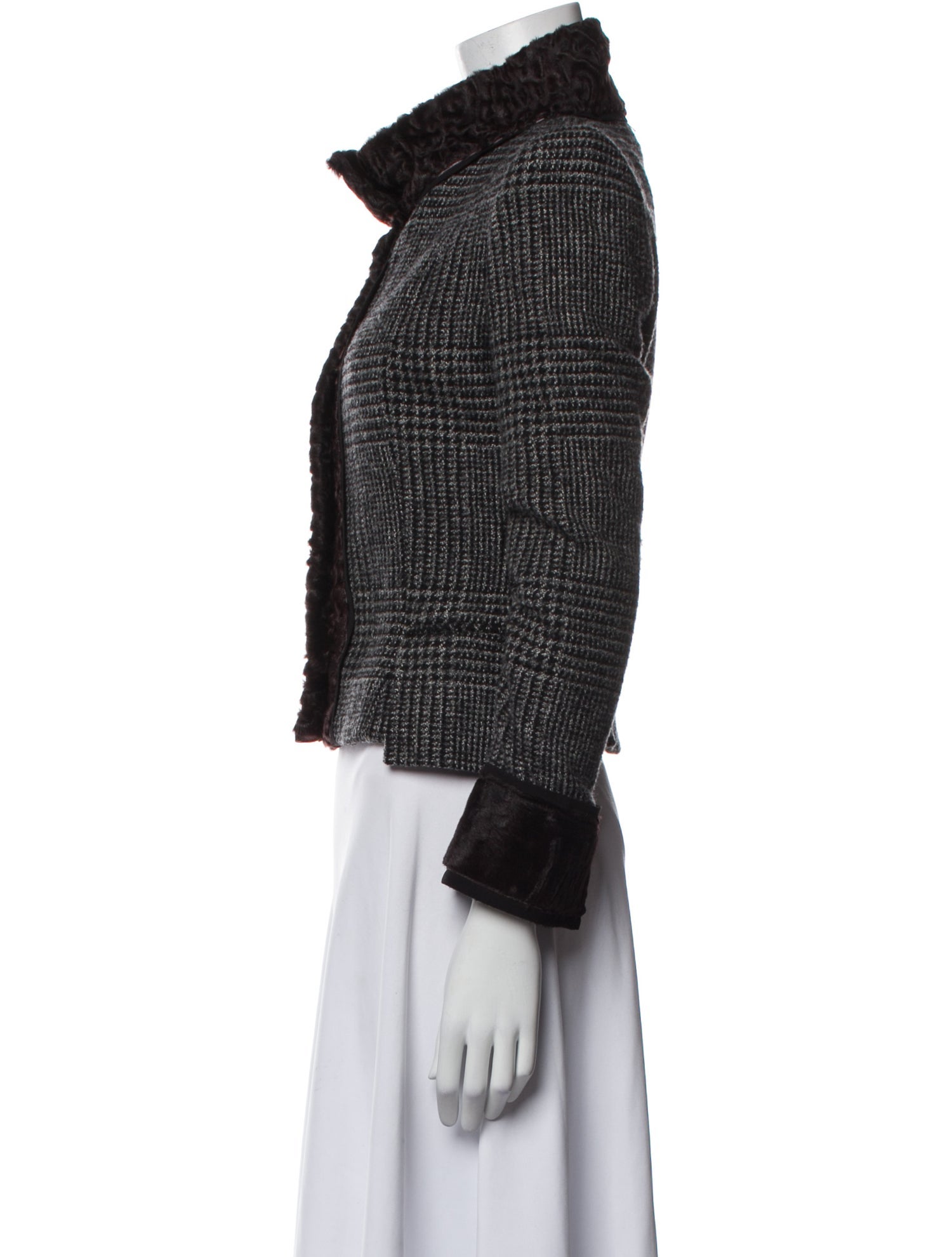 Dolce & Gabbana Wool Tweed Pattern Jacket