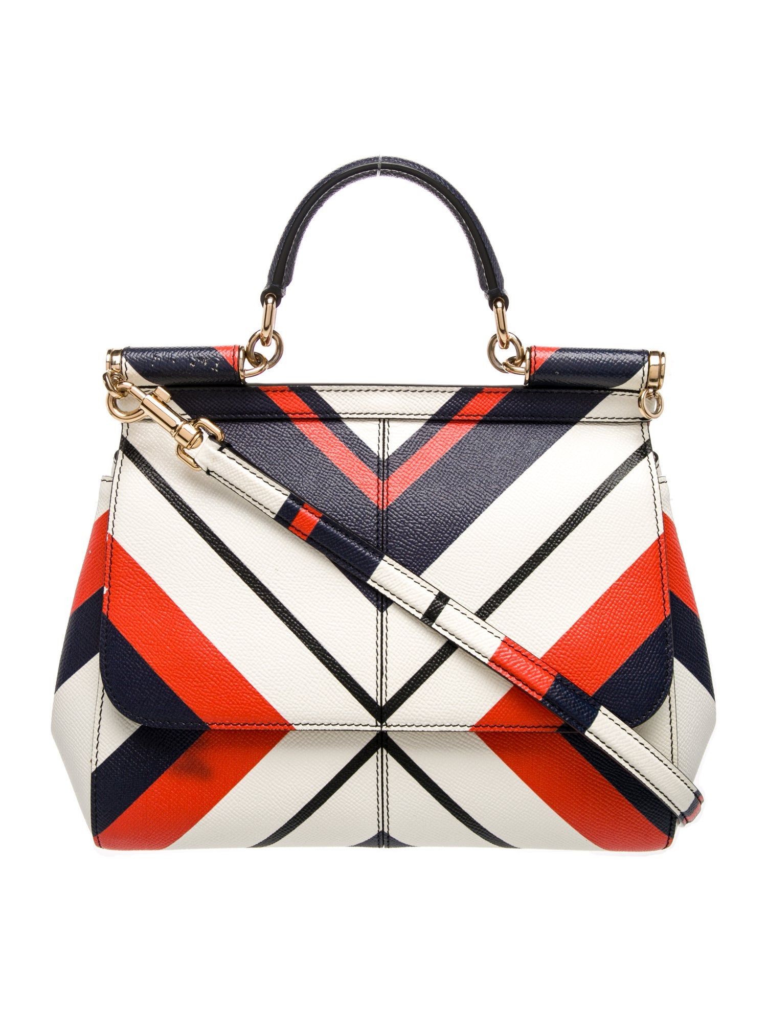 Dolce & Gabbana Leather Top Handle Bag 40