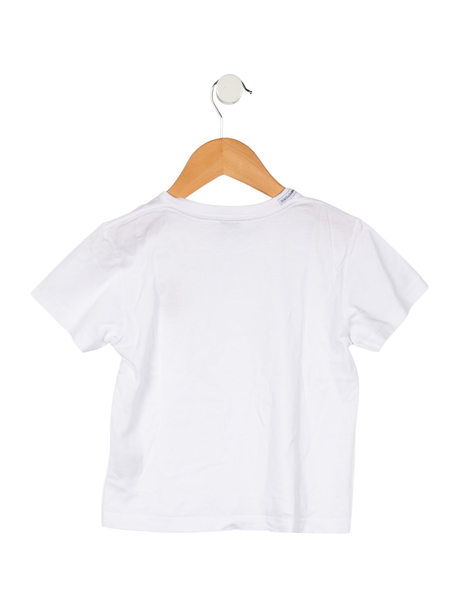 Dolce & Gabbana Girls' Crew Neck Embroidered T-Shirt