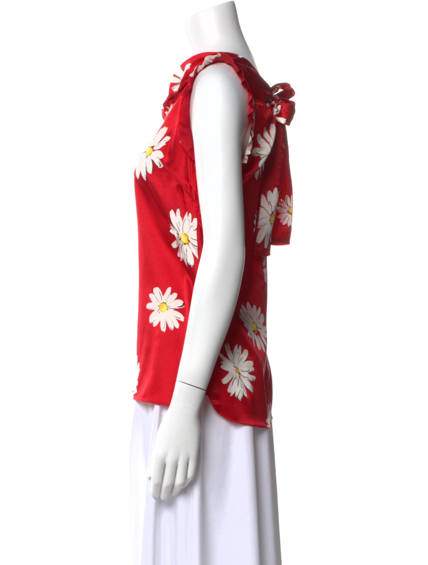 D&G Silk Floral Print Blouse