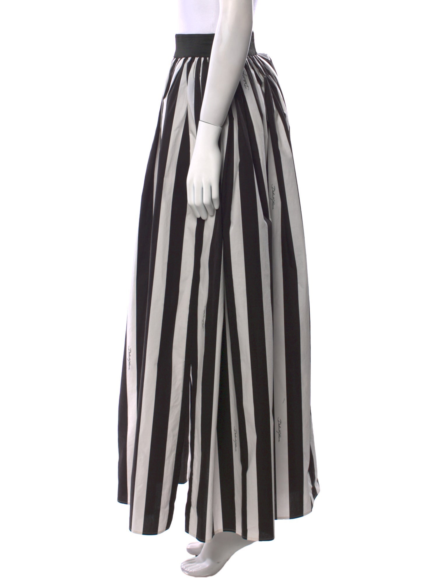 Dolce & Gabbana Striped Long Skirt