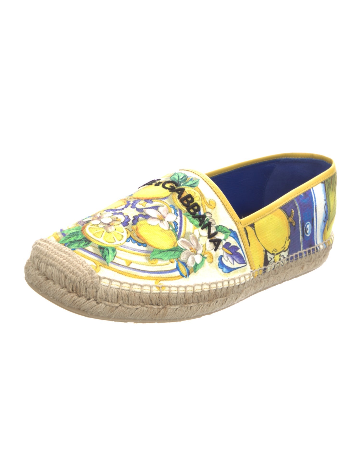 Dolce & Gabbana Canvas Printed Espadrilles