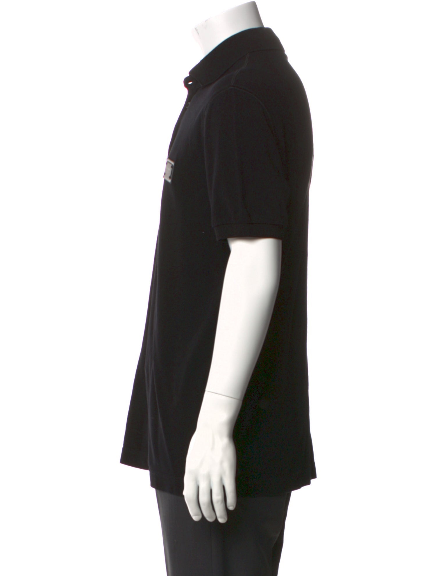 Dolce & Gabbana Graphic Print Crew Neck Polo Shirt