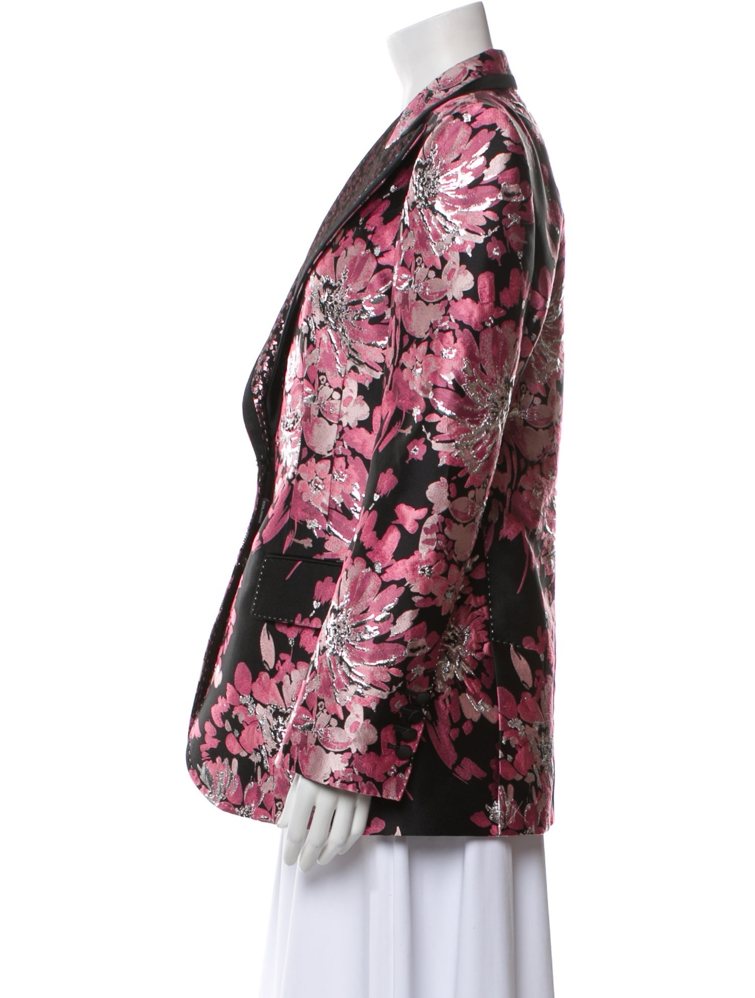 Dolce & Gabbana Floral Print Blazer w/ Tags