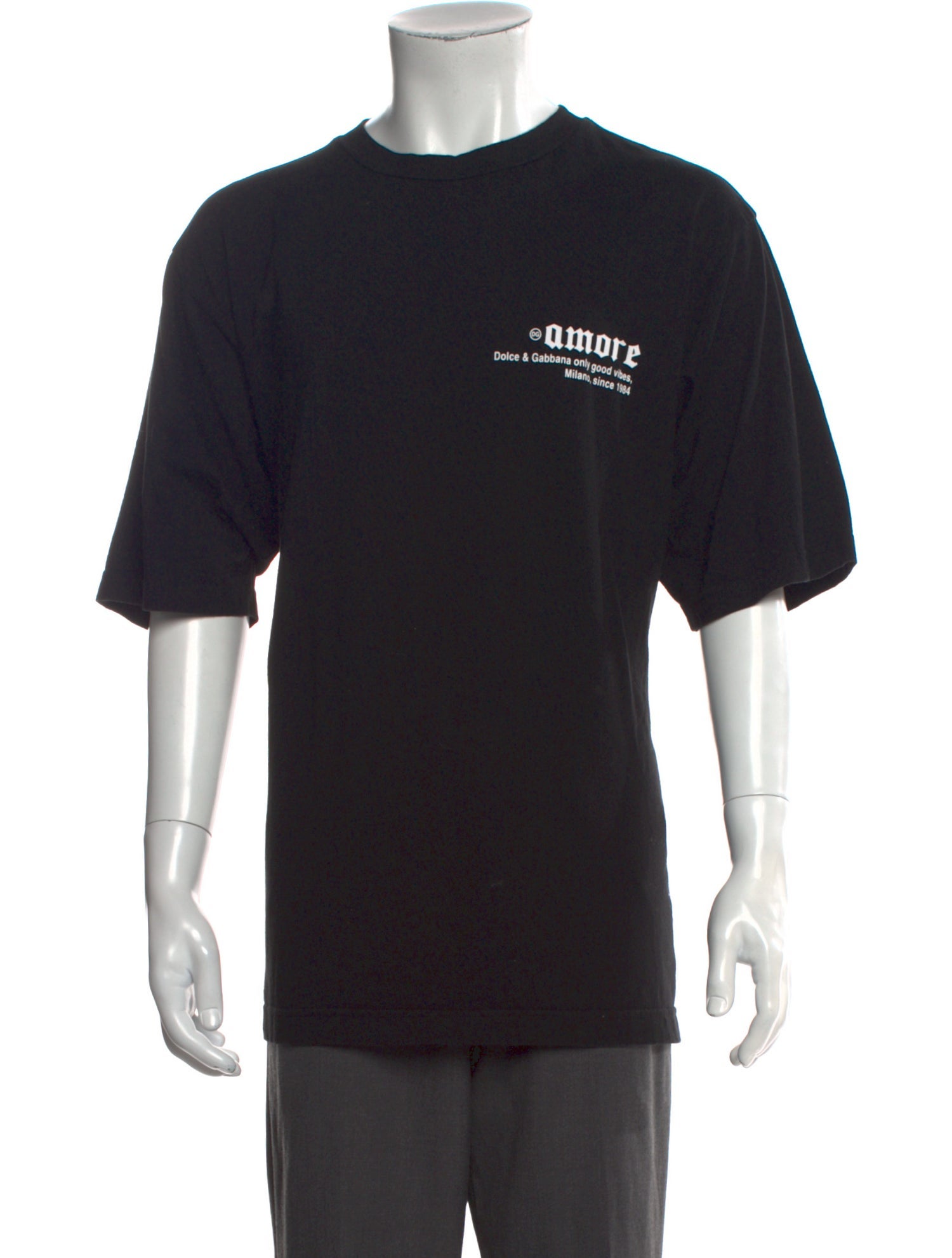 Dolce & Gabbana Graphic Print Crew Neck T-Shirt