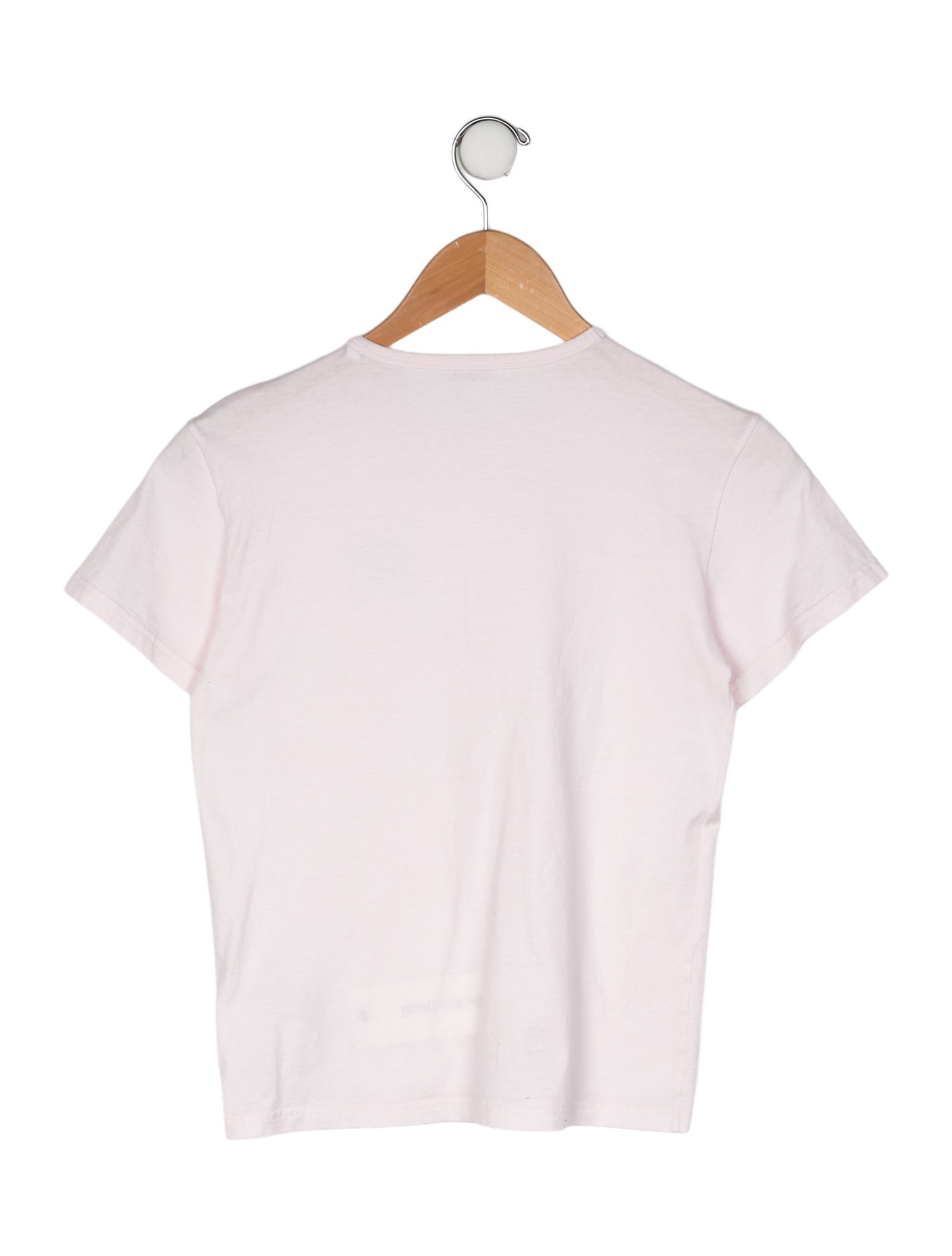 Dolce & Gabbana Girls' Solid Short Sleeve Top