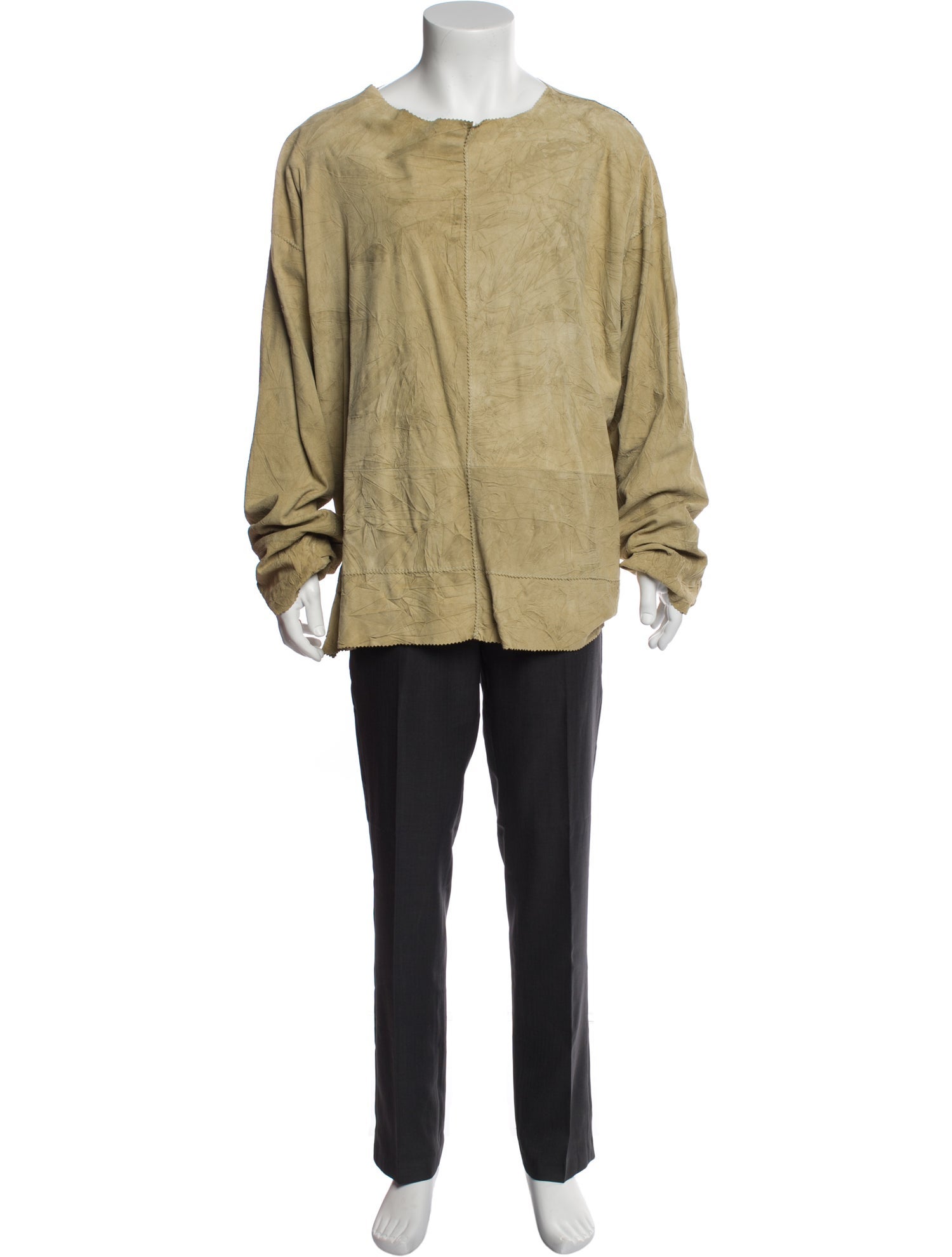 Dolce & Gabbana Leather Overcoat