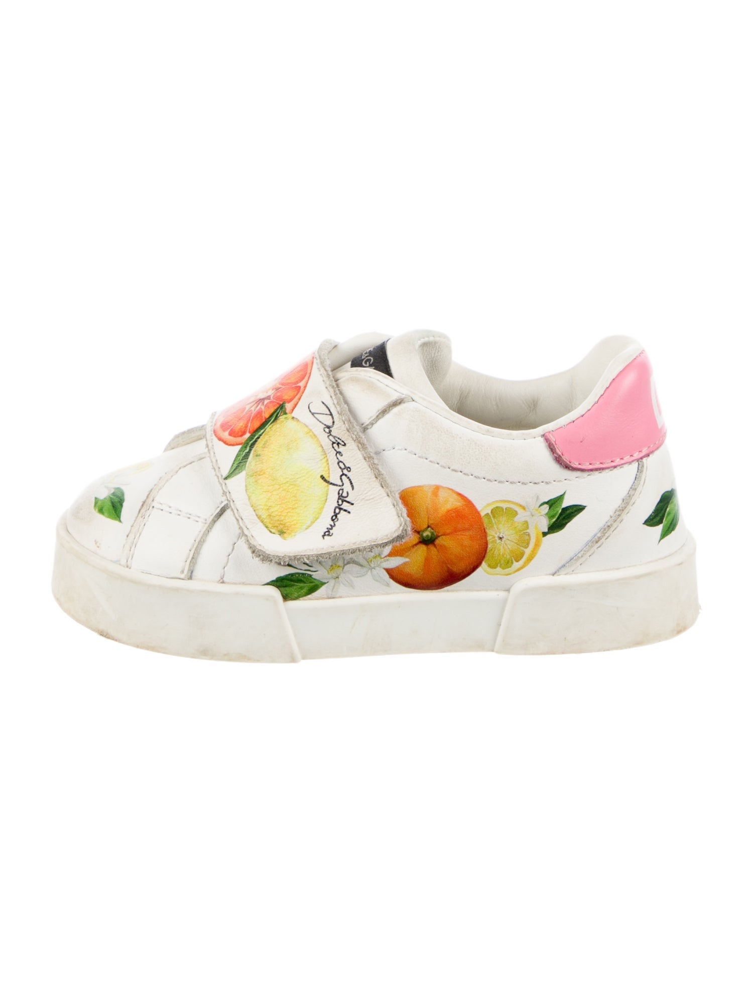Dolce & Gabbana Toddler Girls' Fruit Print Low Top Sneakers