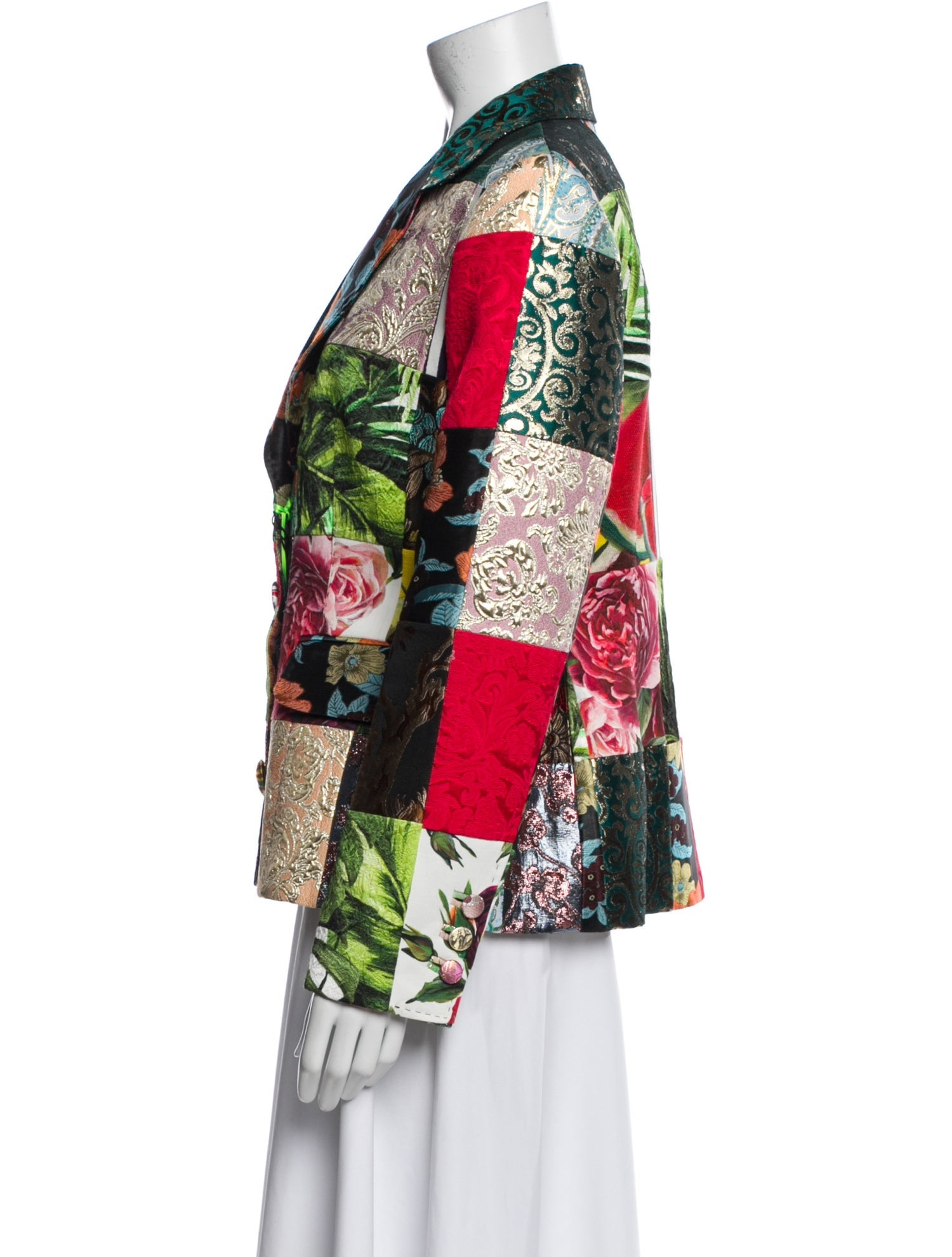 Dolce & Gabbana Floral Print Blazer w/ Tags
