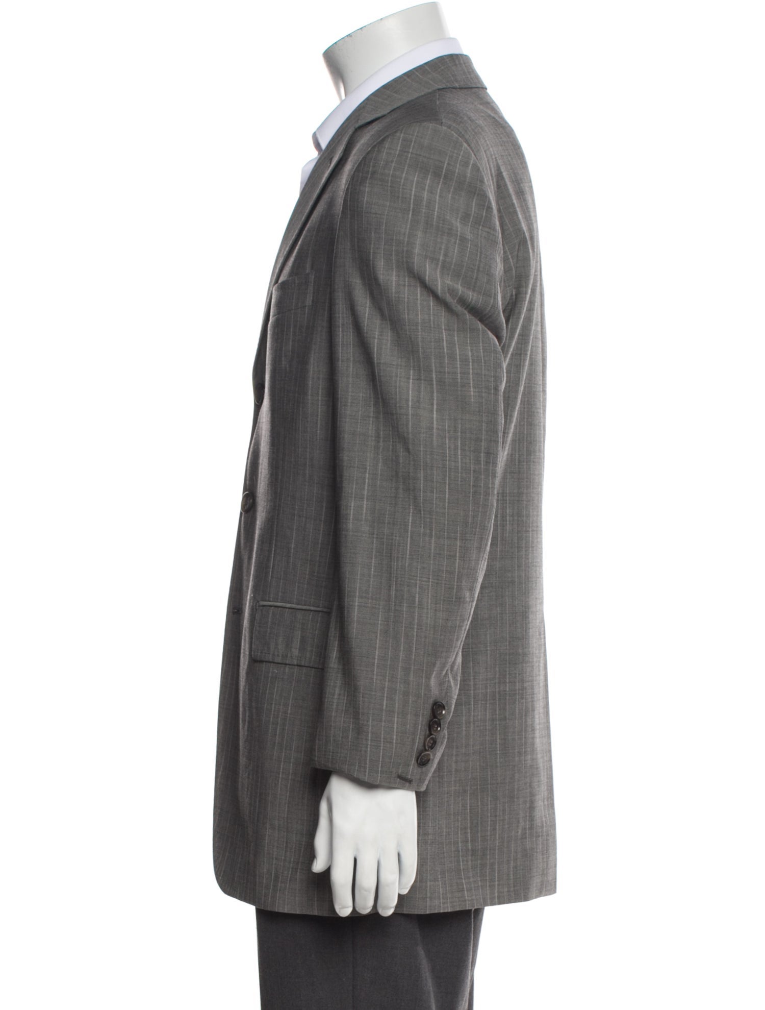 Dolce & Gabbana Virgin Wool Striped Blazer